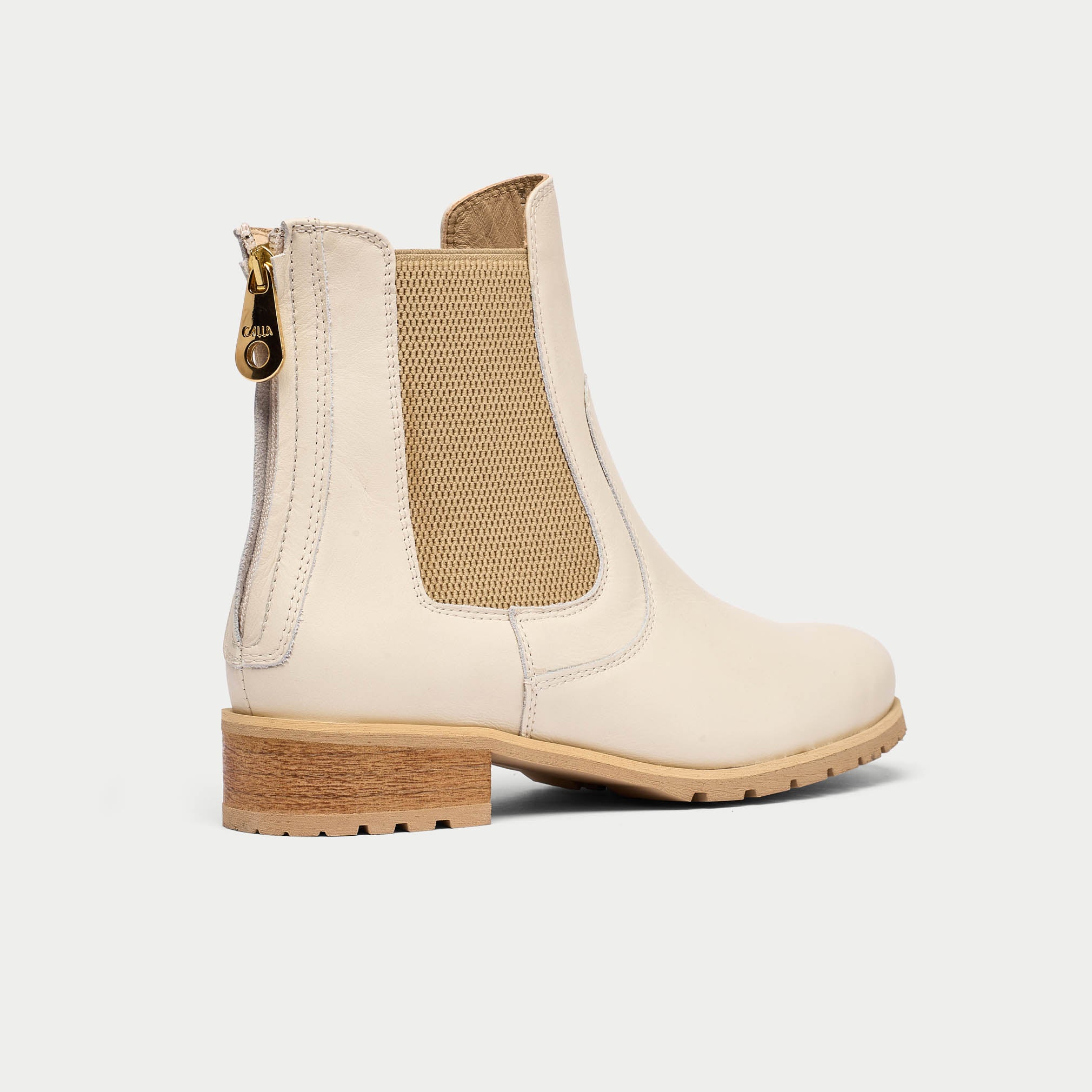 Alice butter leather shoe back/side view