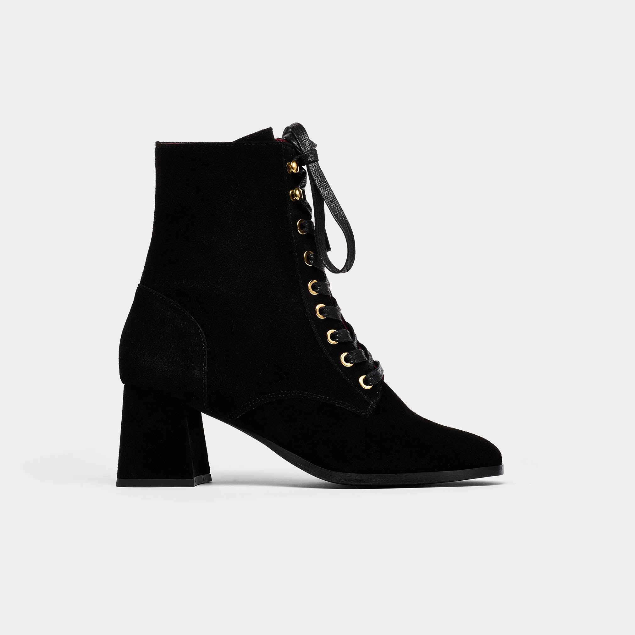 Calla Cleo Black Suede boots