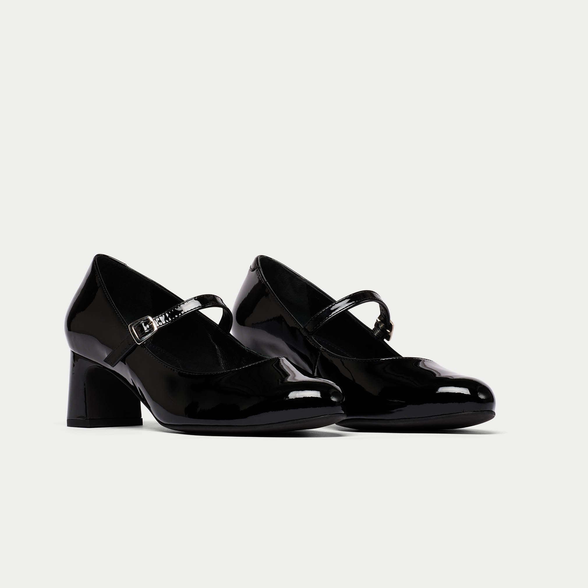 Helena black mary jane shoe pair