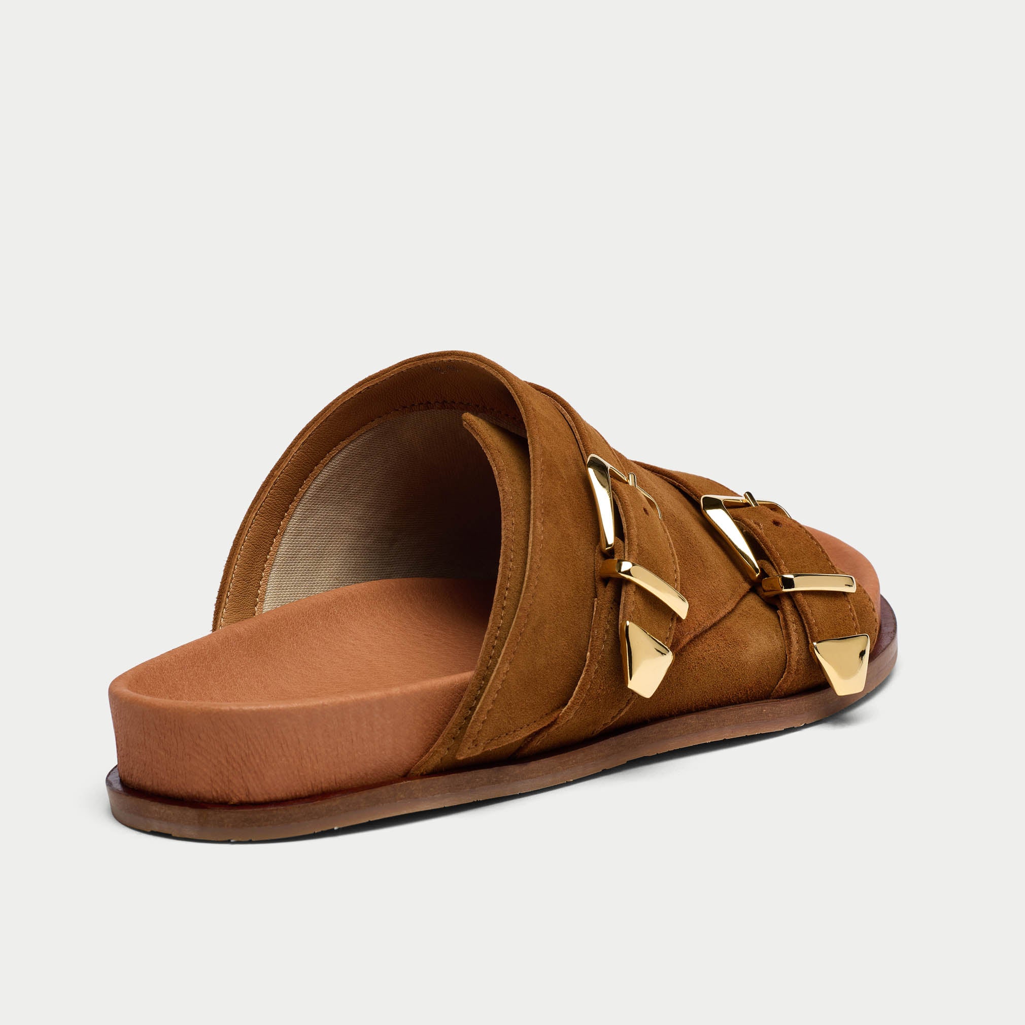 back view of inside sandals for bunions