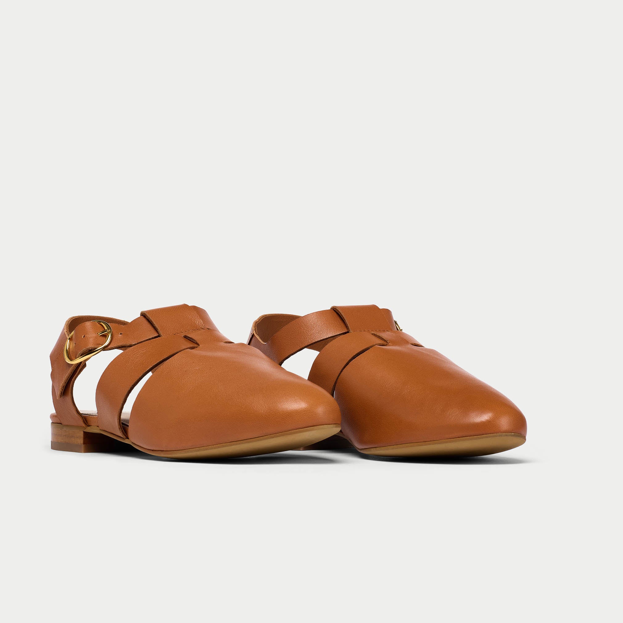 minnie tan sandals for bunions pair