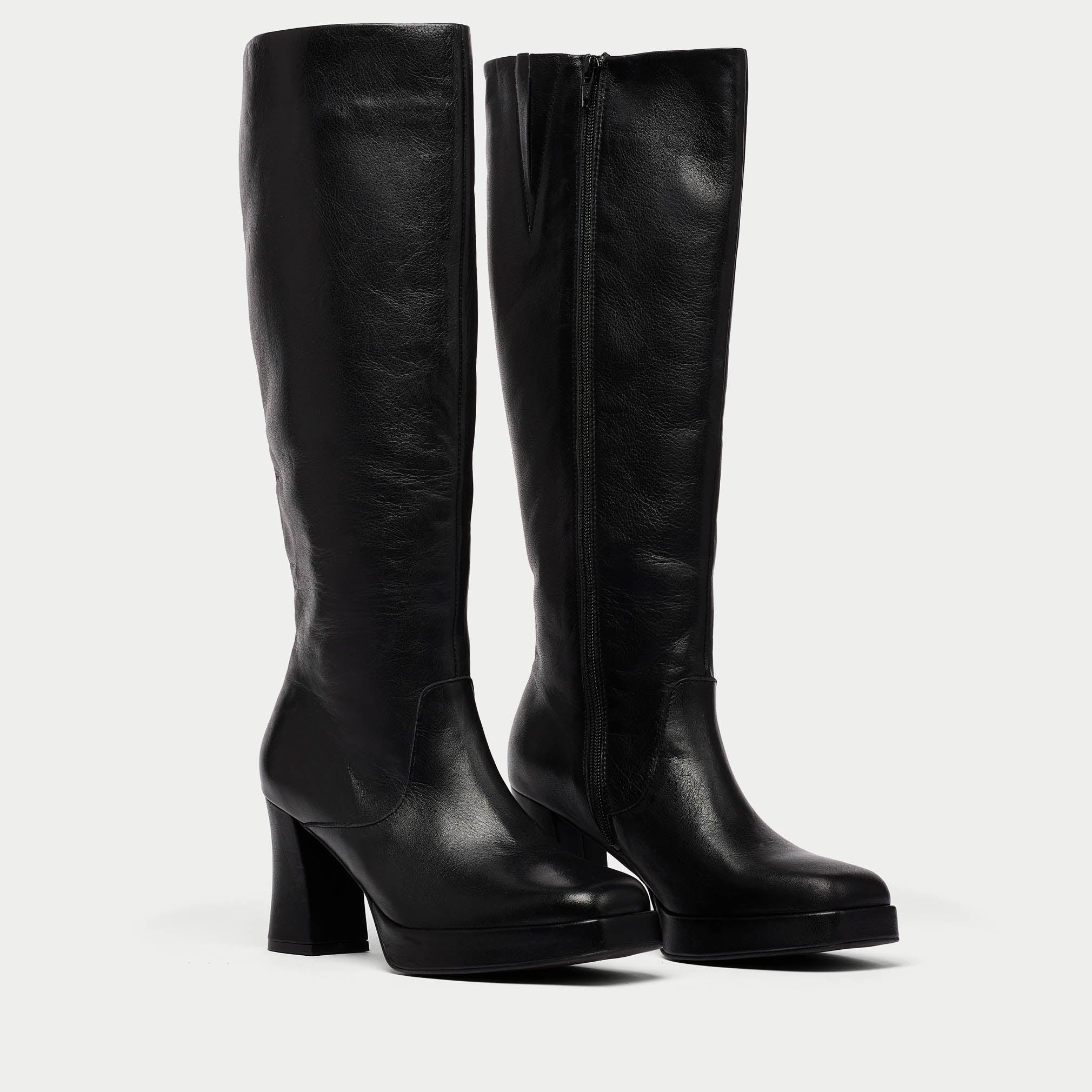 Martha black boot pair