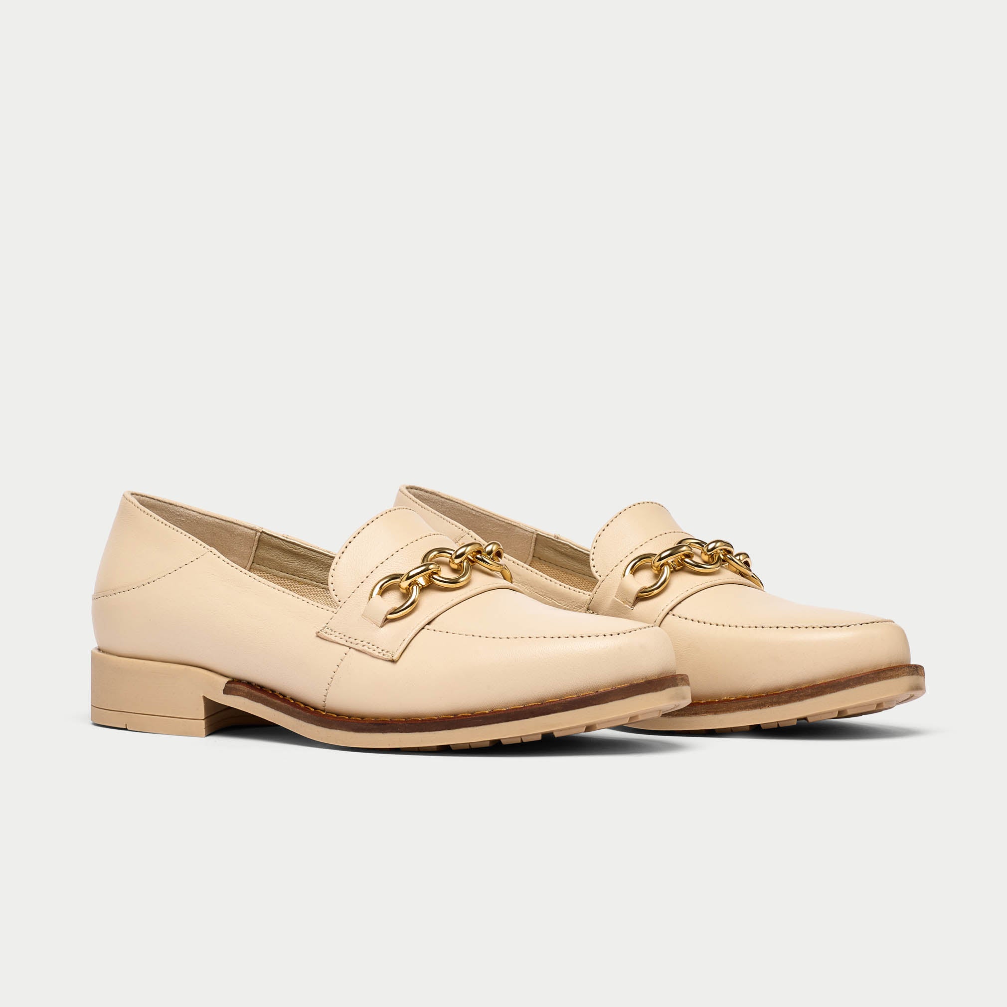 Rebecca butter leather loafer pair