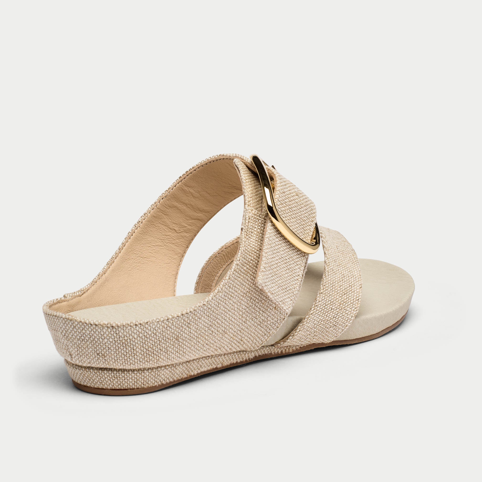 back view of sandals for bunions