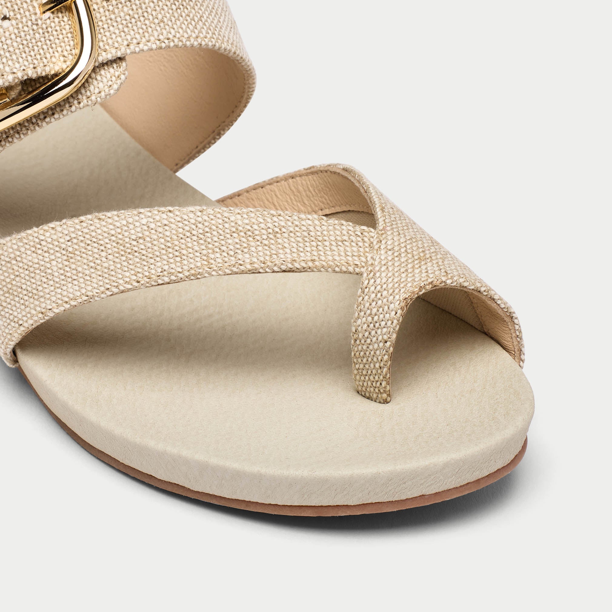 close up of the toebox