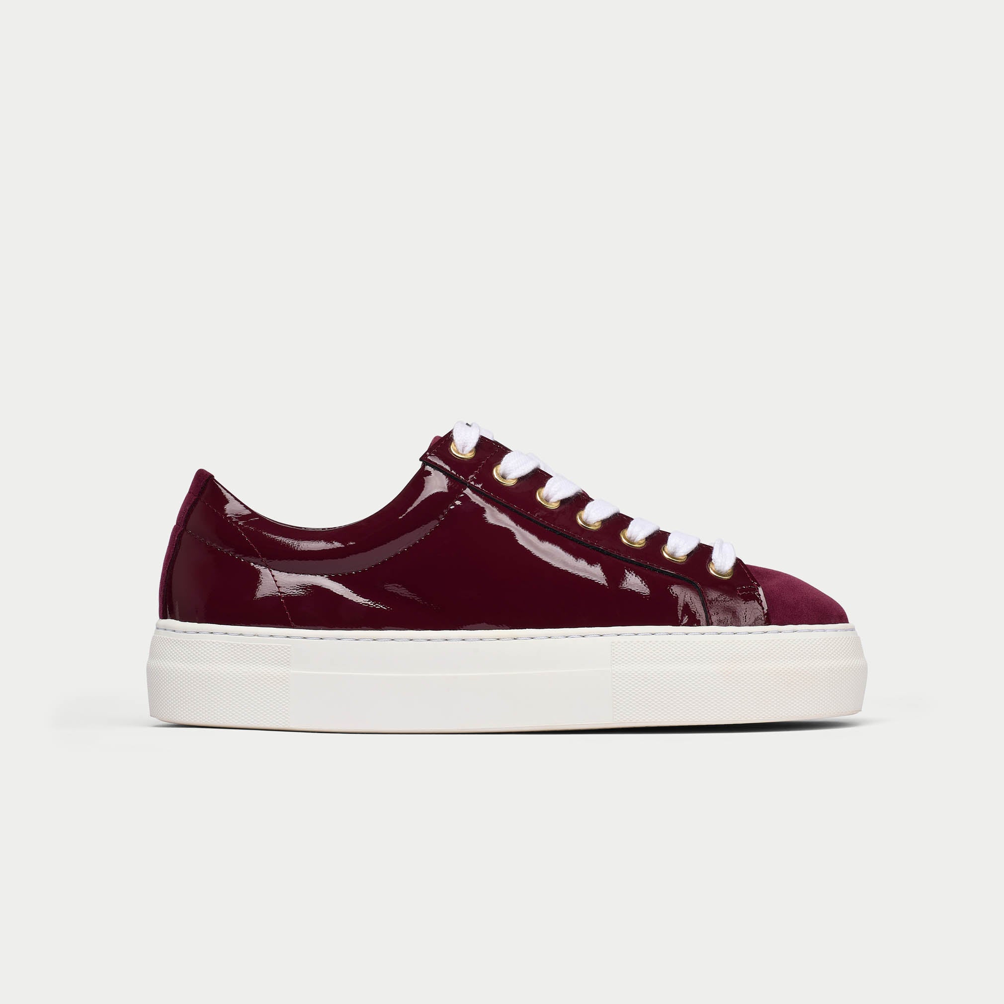 Burgundy suede sneakers online