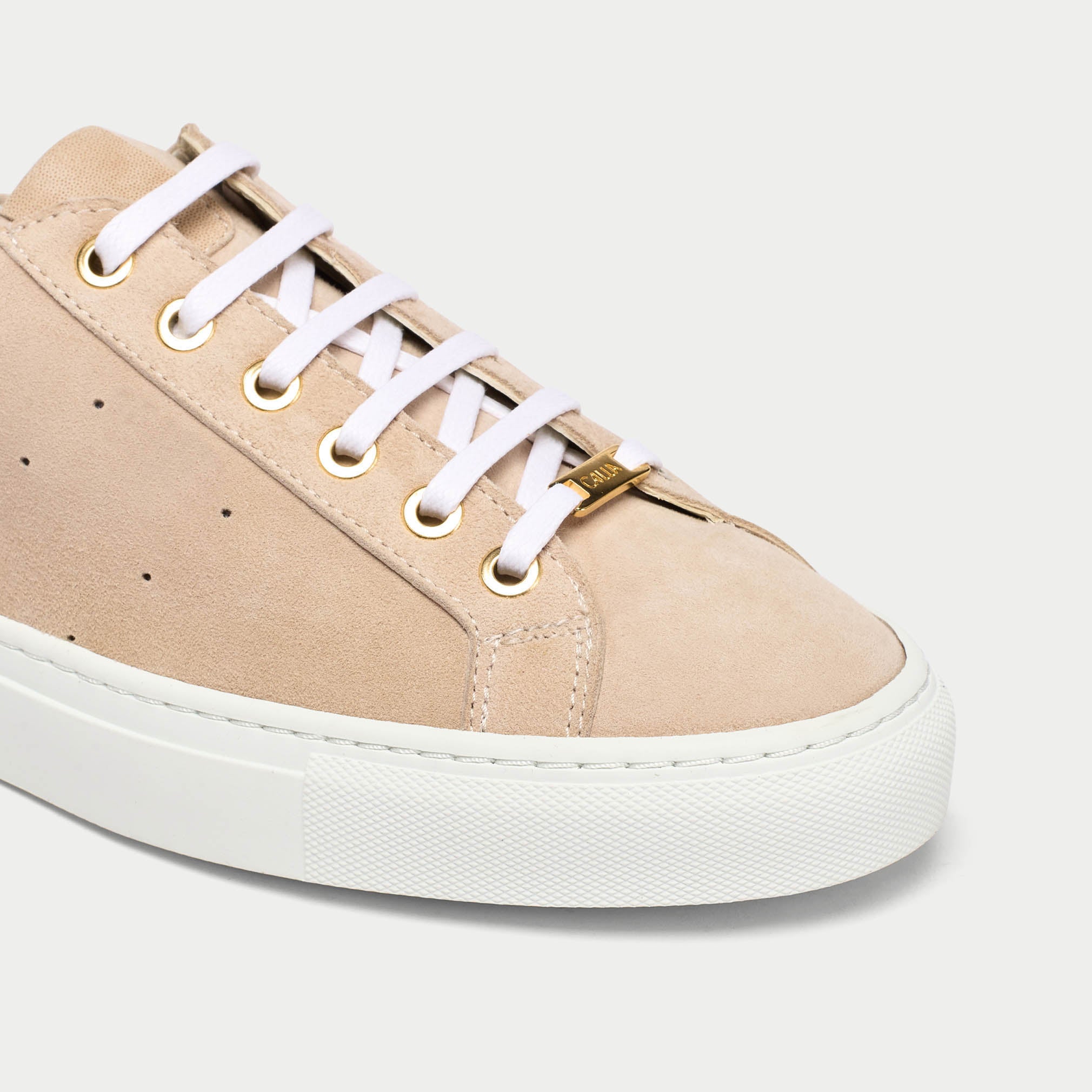 Star - Bone Suede Wide Fit Sneakers