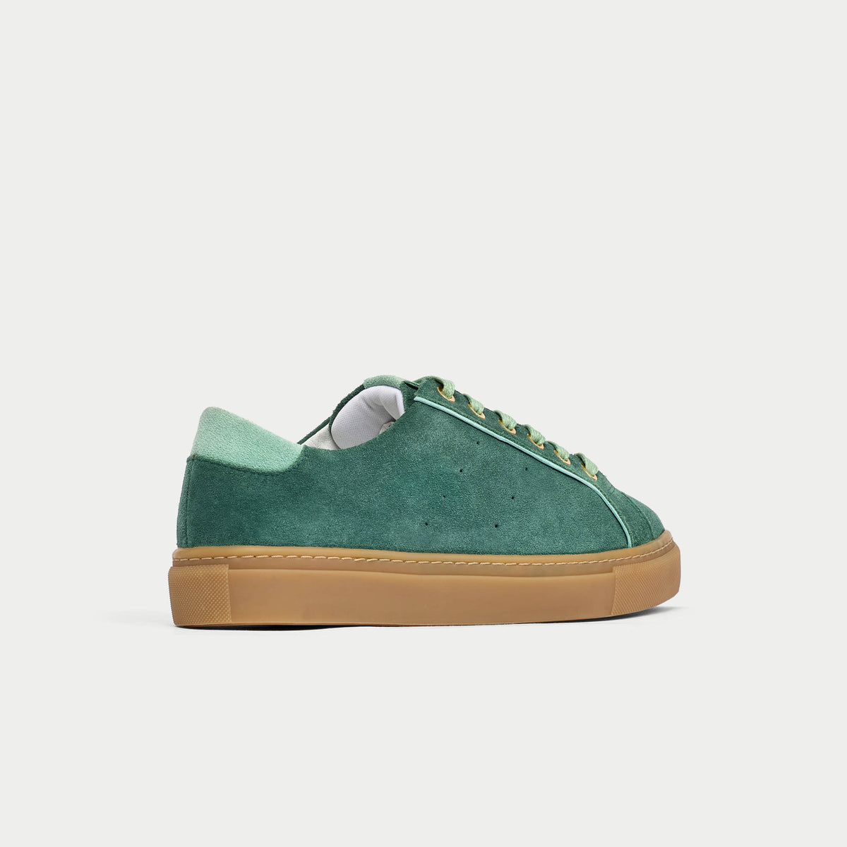 Star - Teal Suede Wide Fit Sneakers