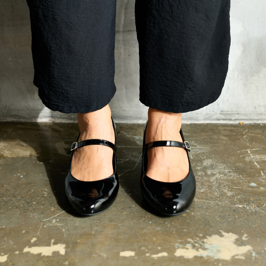 Helena - Black Patent Leather