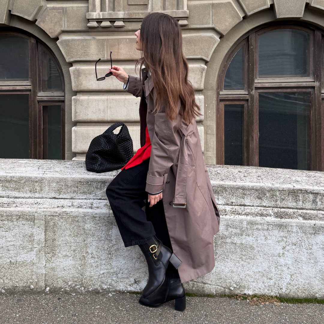 Miriam - Black Leather Boots