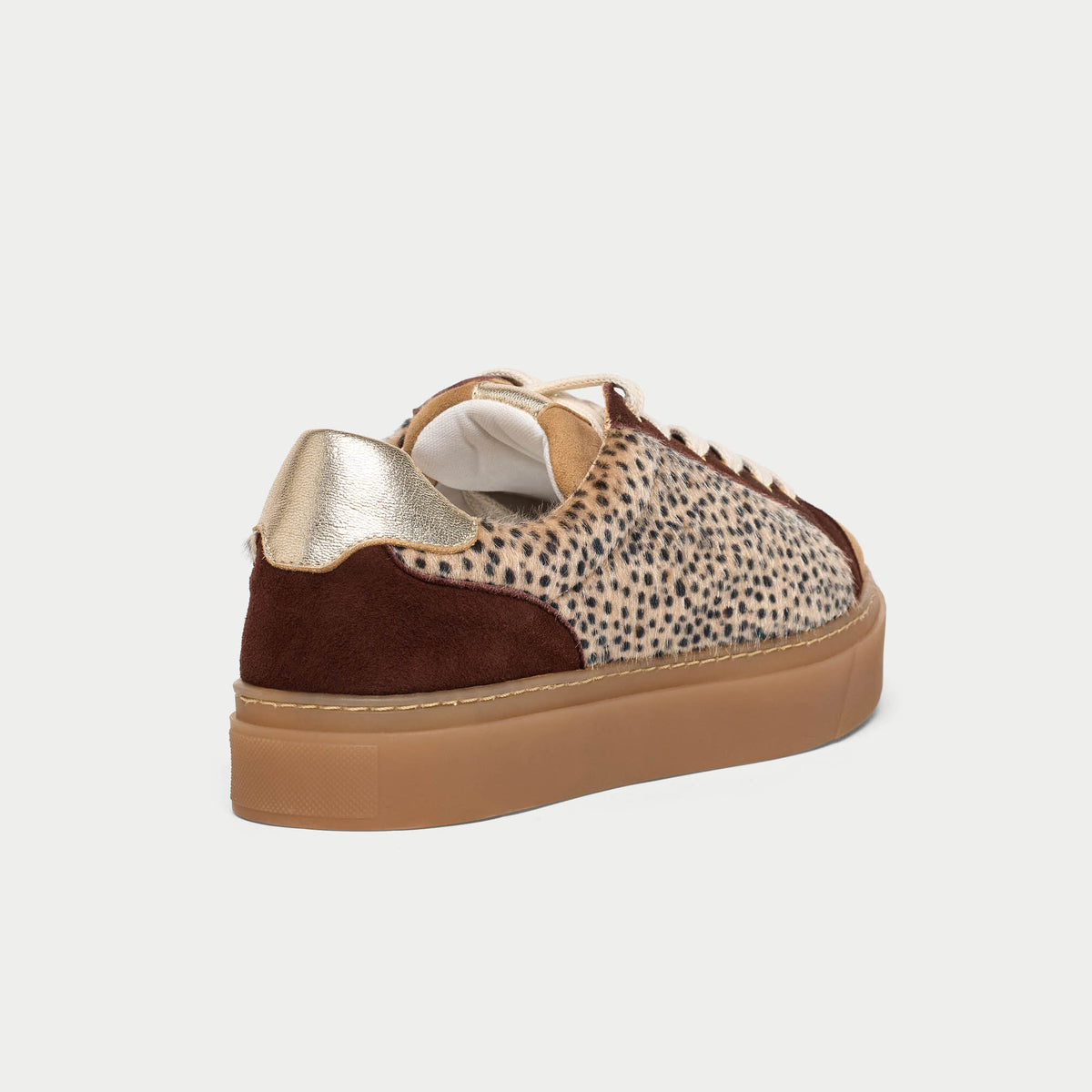 Neptune - Cheetah Wide Fit Sneakers