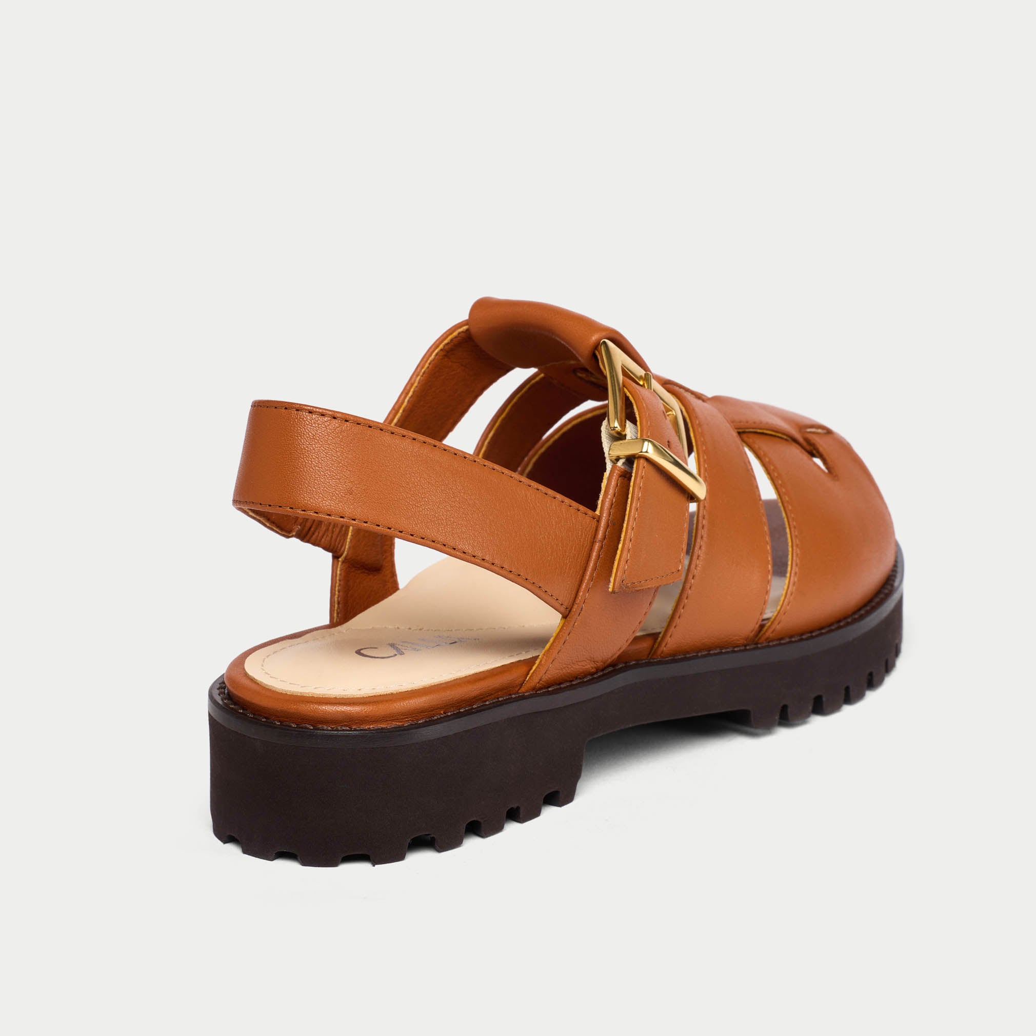Simone - Tan Leather Sandals