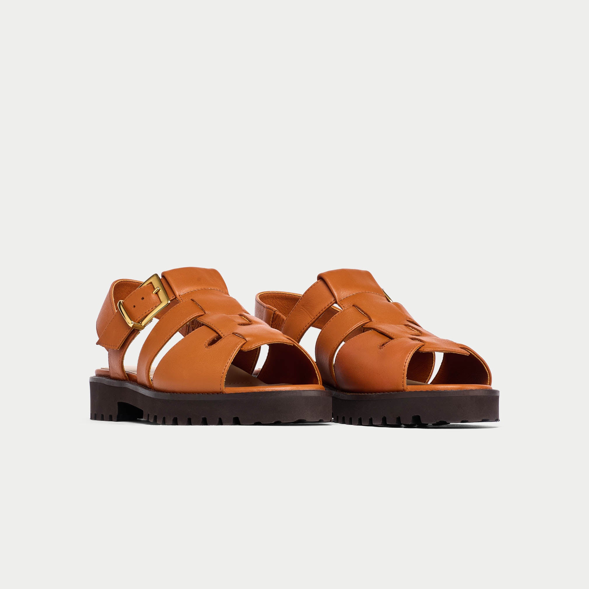 Simone - Tan Leather Sandals