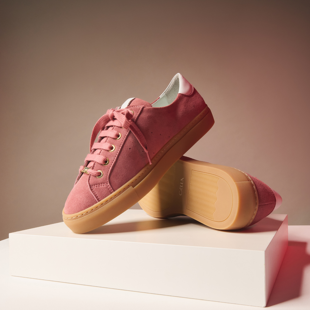 Star - Dusty Rose Suede Sneakers