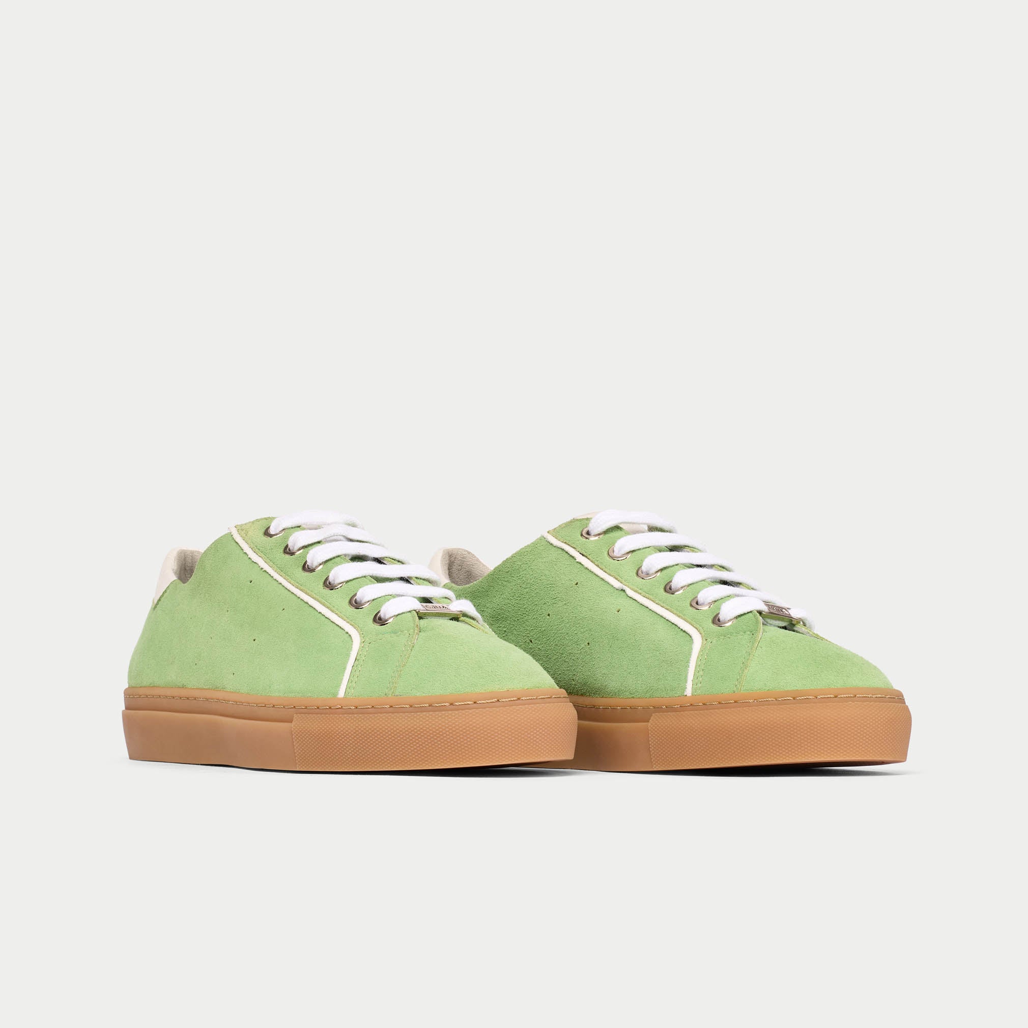 Star - Matcha Suede Wide Fit Sneakers