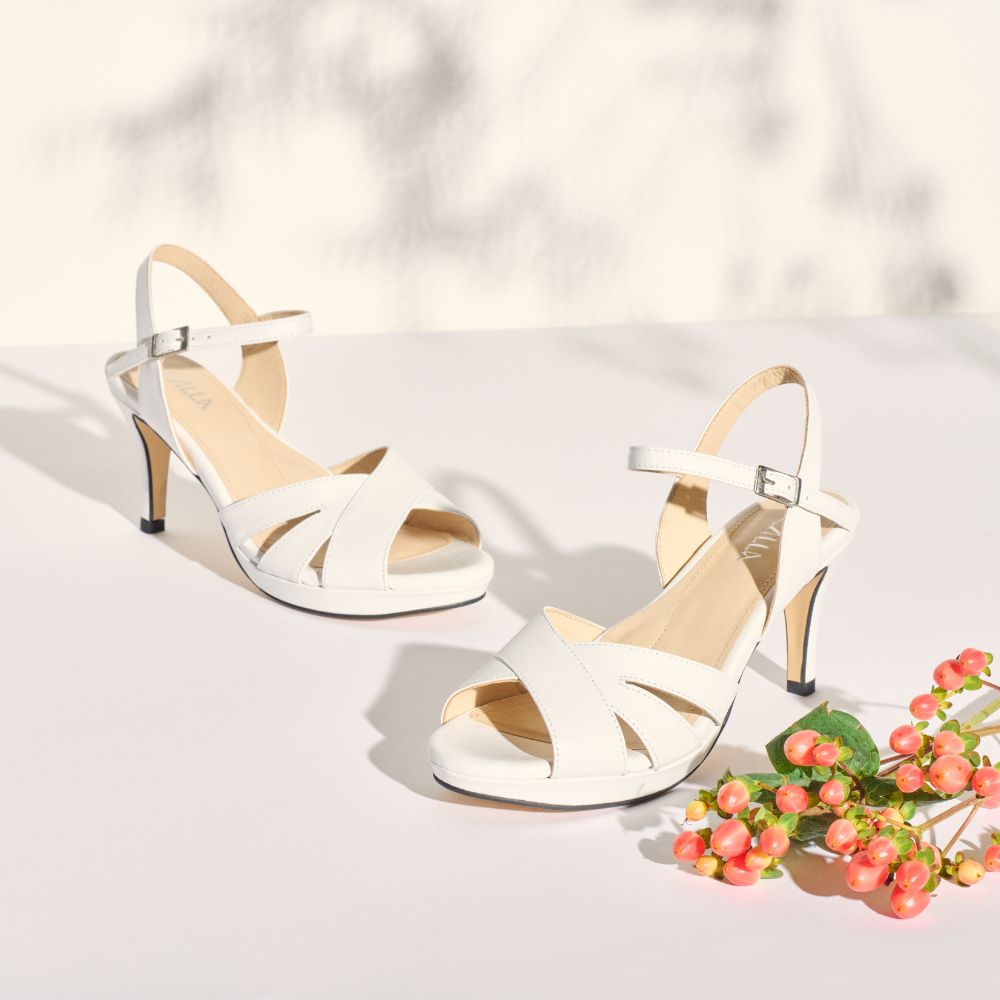 Emily White Leather
