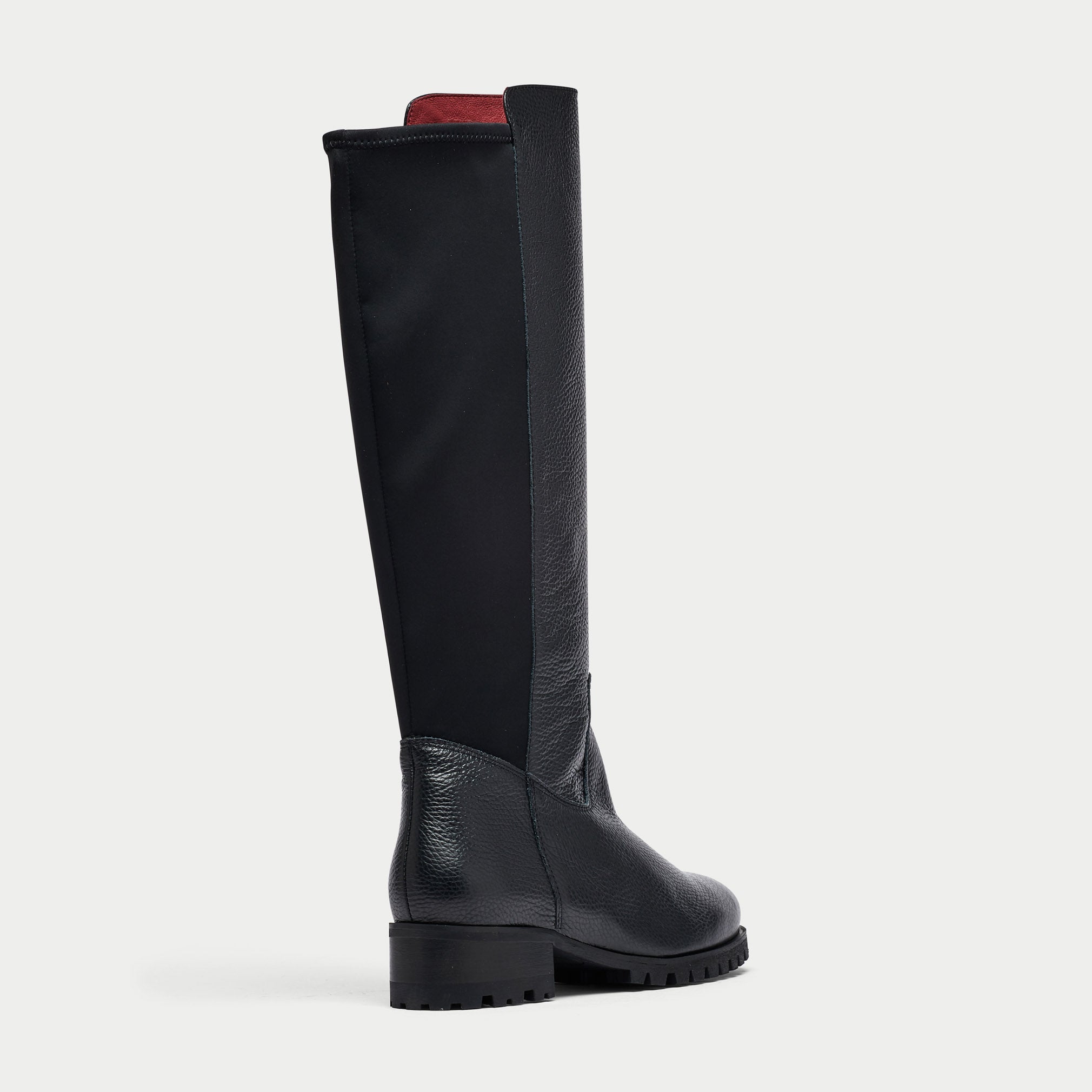 Georgina - Black Leather Boots