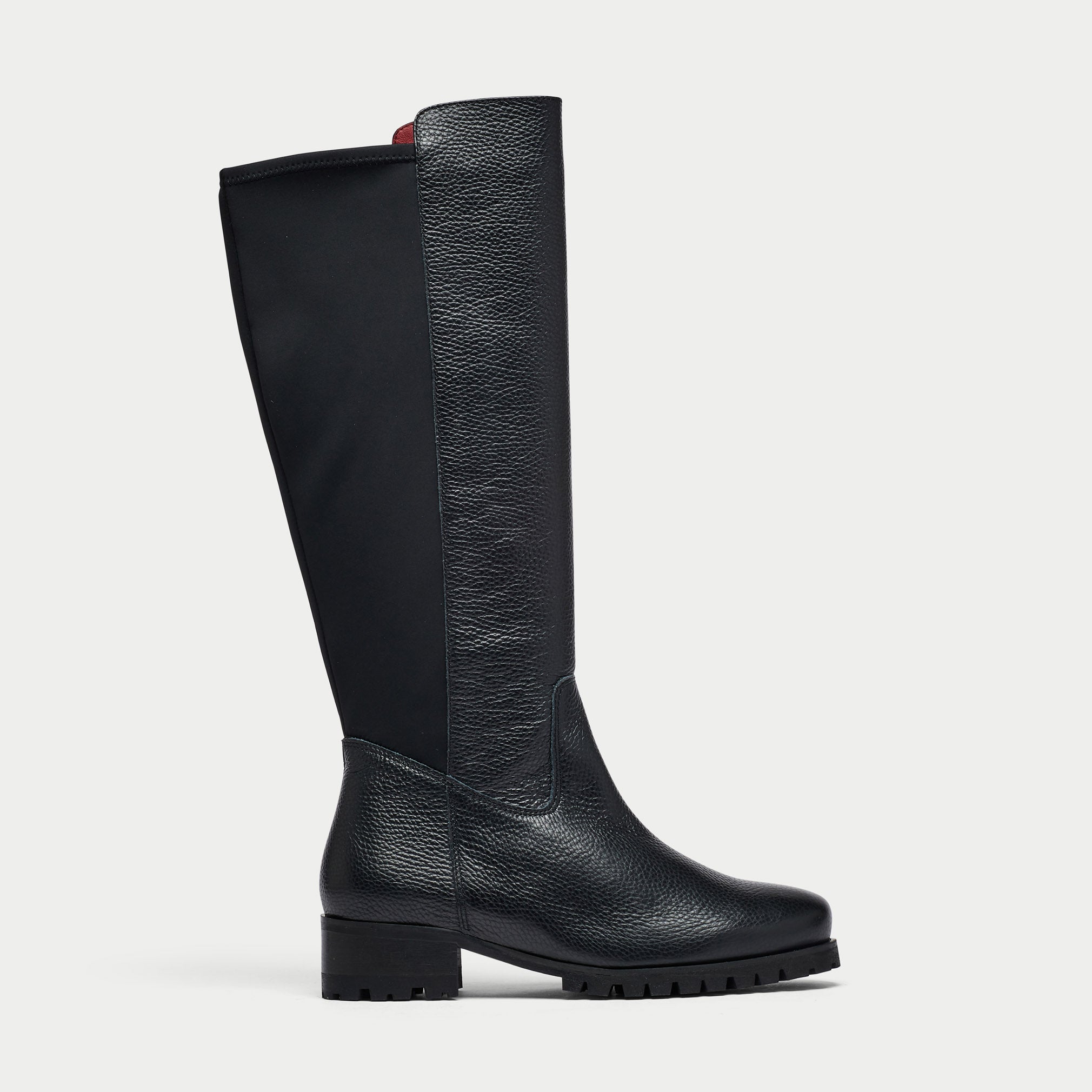 Georgina - Black Leather Boots