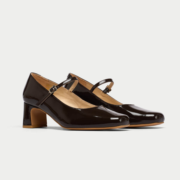 Black patent 2025 mary jane heels