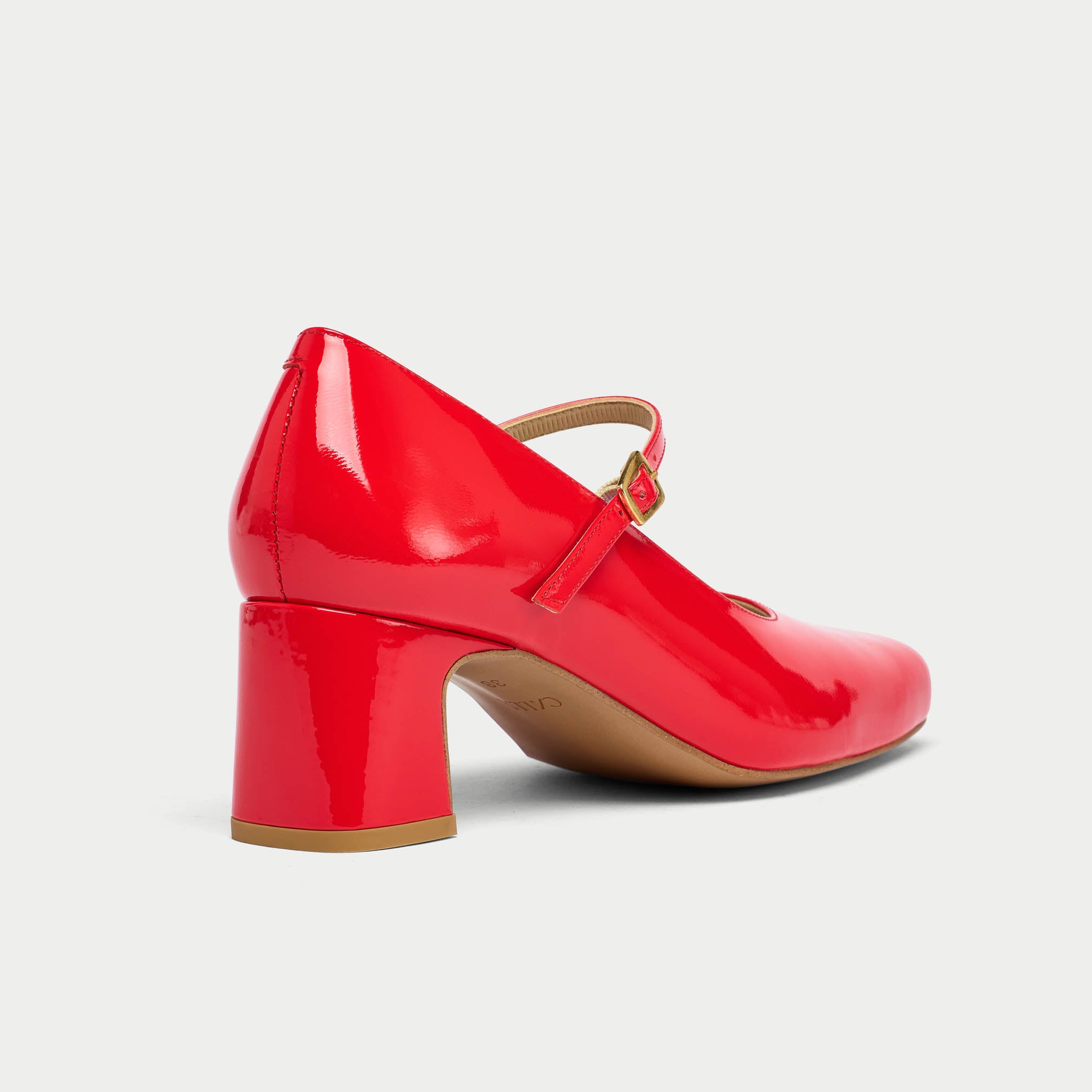 Mary Jane - Poppy Patent Leather Pumps