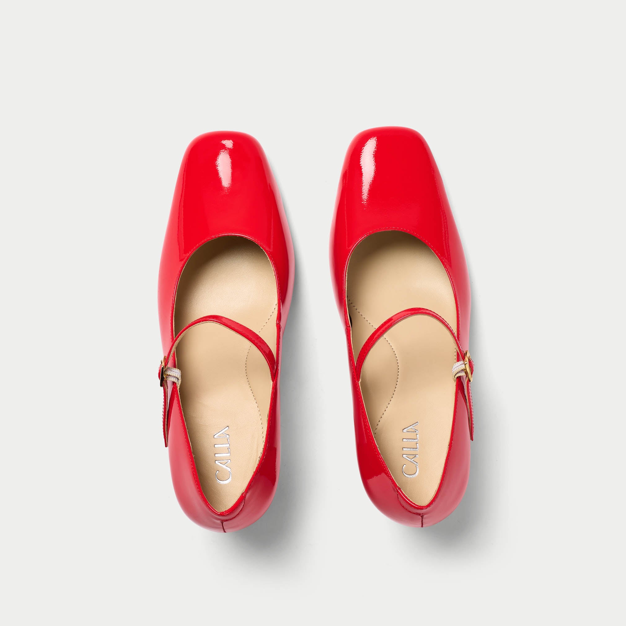 Mary Jane - Poppy Patent Leather Pumps