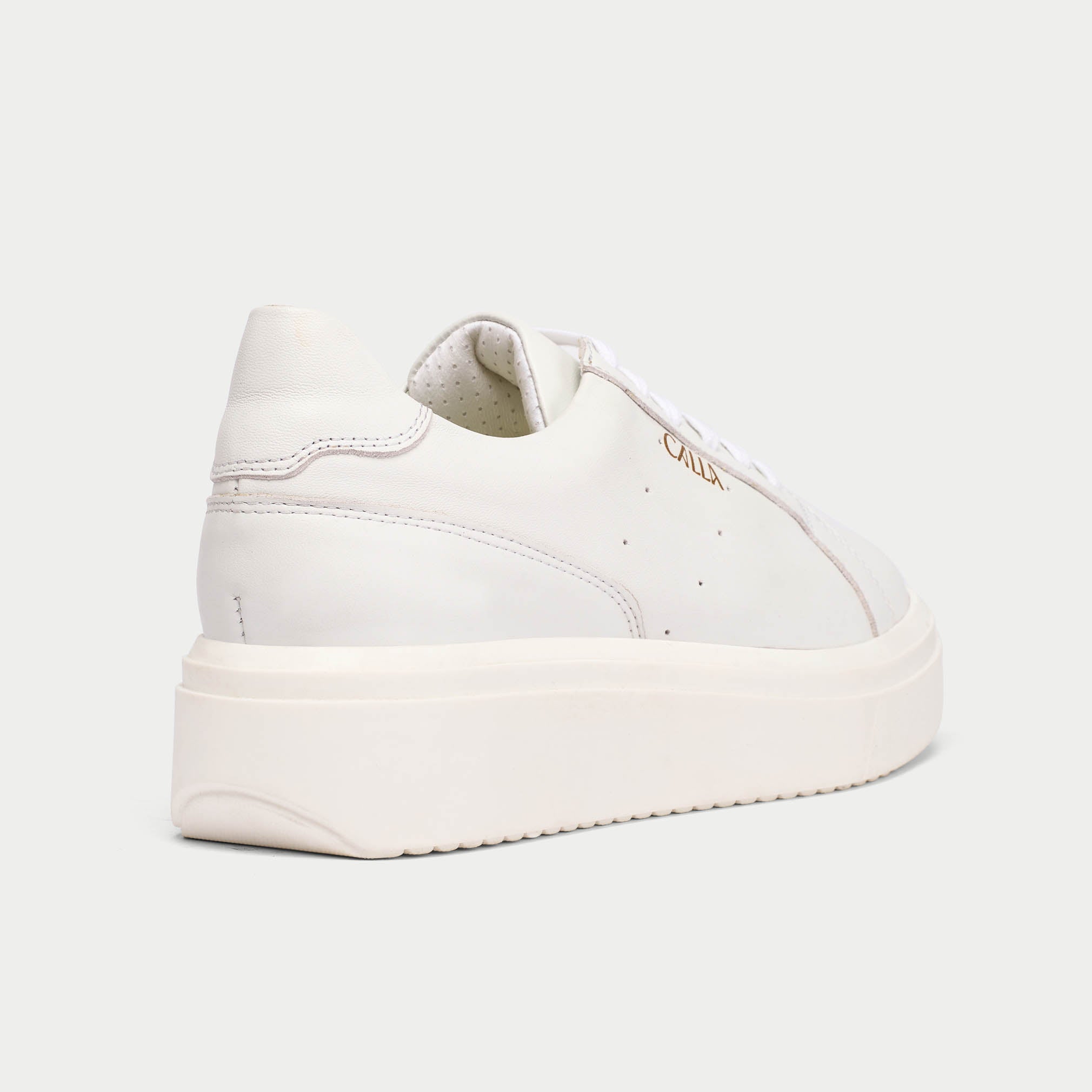 Comet - White Leather Sneakers