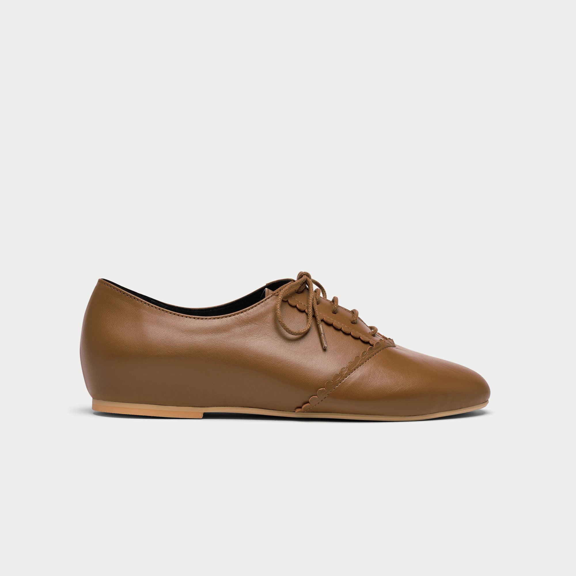 Aster - Tan Leather Brogues