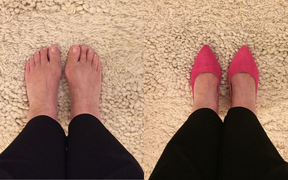 photo review of calla shoes for bunions