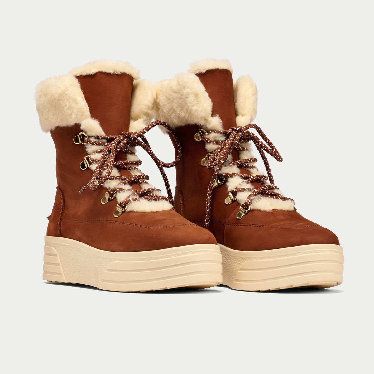 Abbie - Rust Nubuck Leather Boots (image 3)