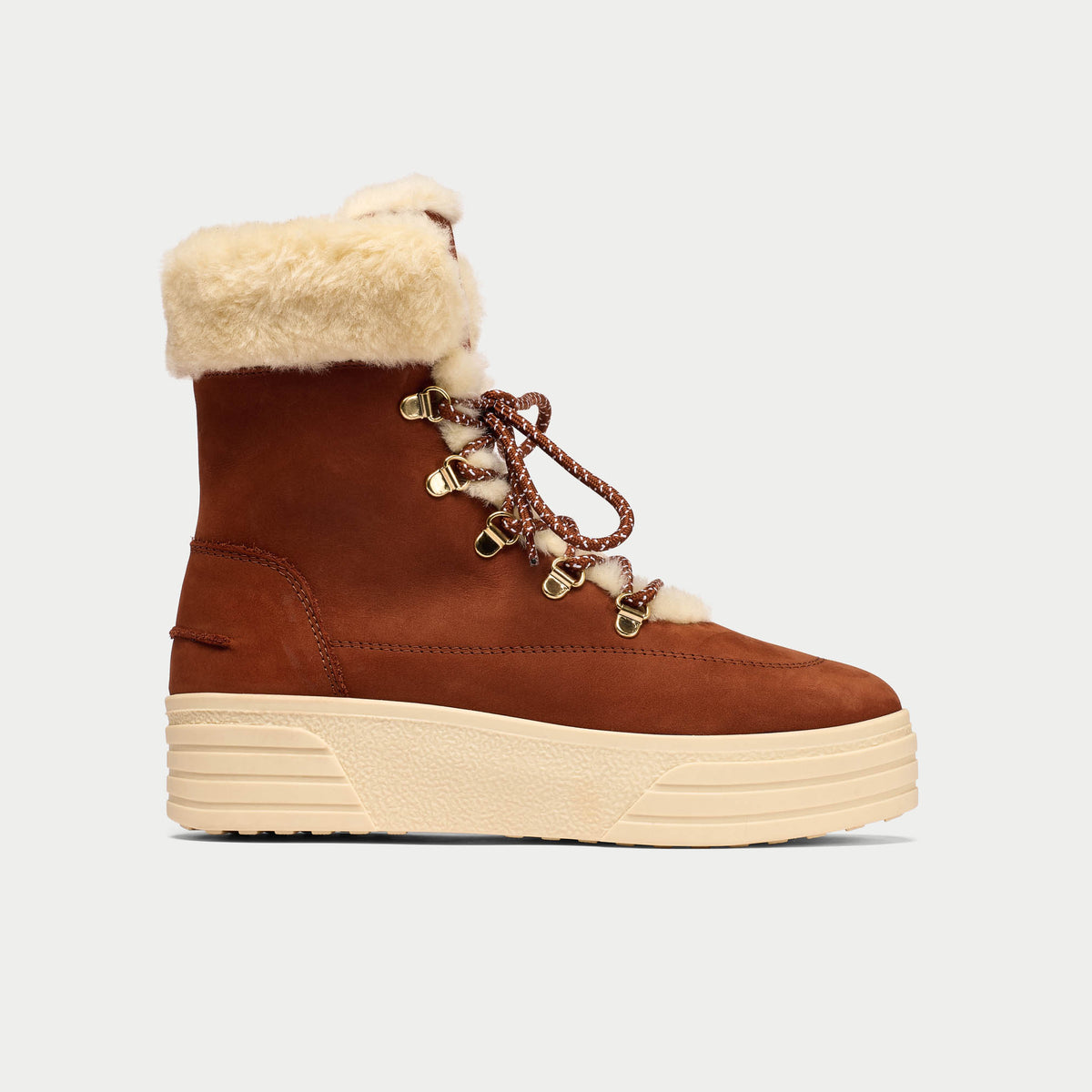 Abbie - Rust Nubuck Leather Boots (image 1)