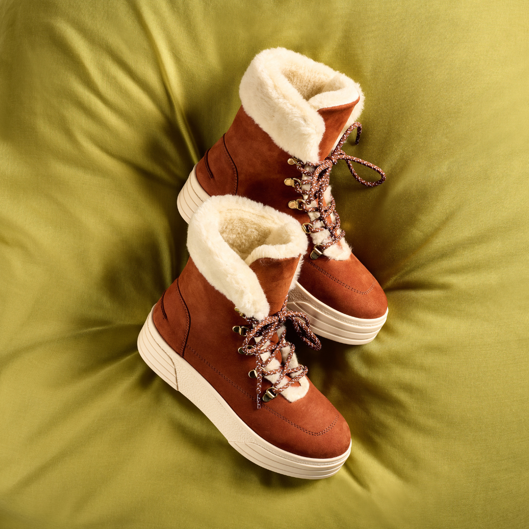 Abbie - Rust Nubuck Leather Boots (image 2)