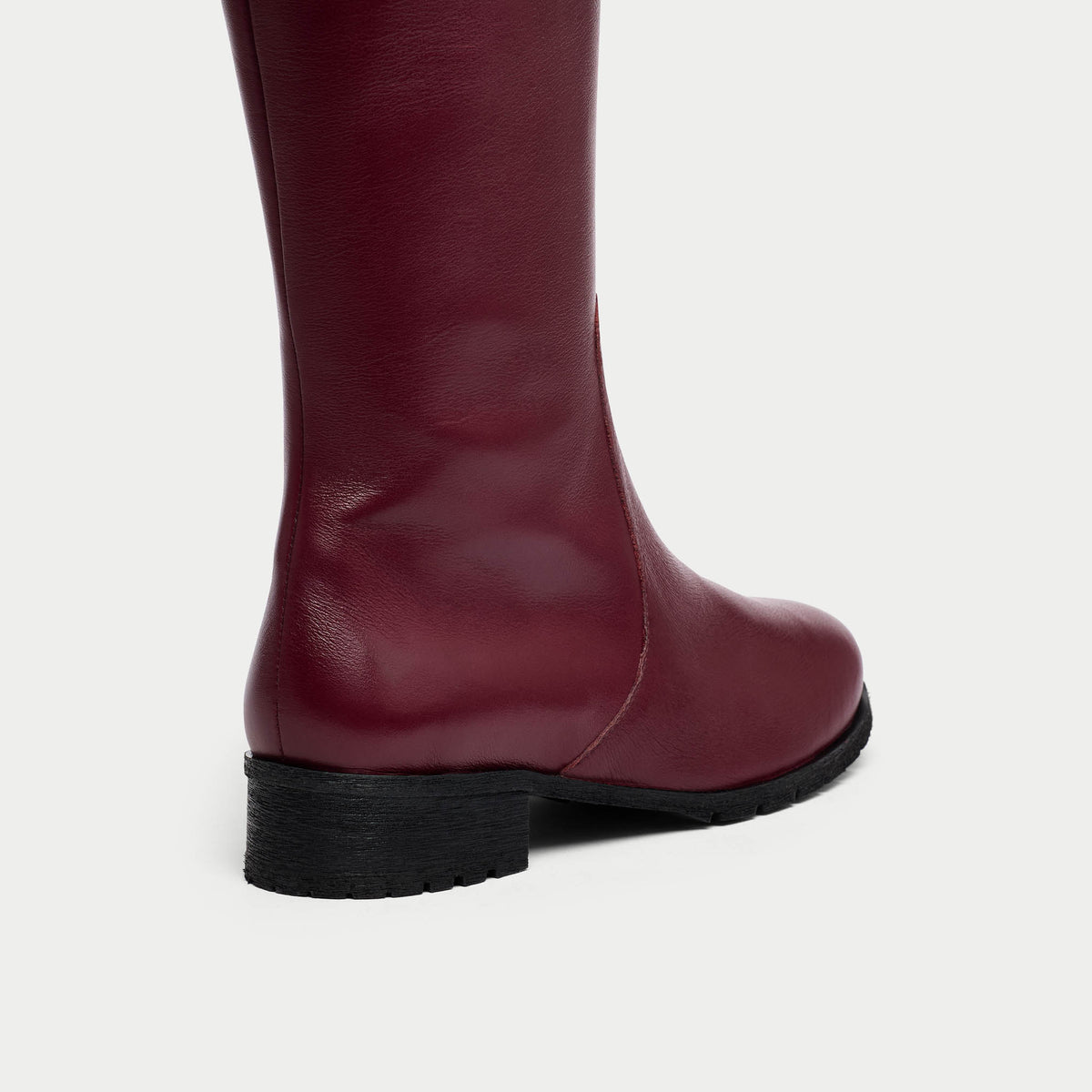 Bella - Cherry Leather Boots (image 4)