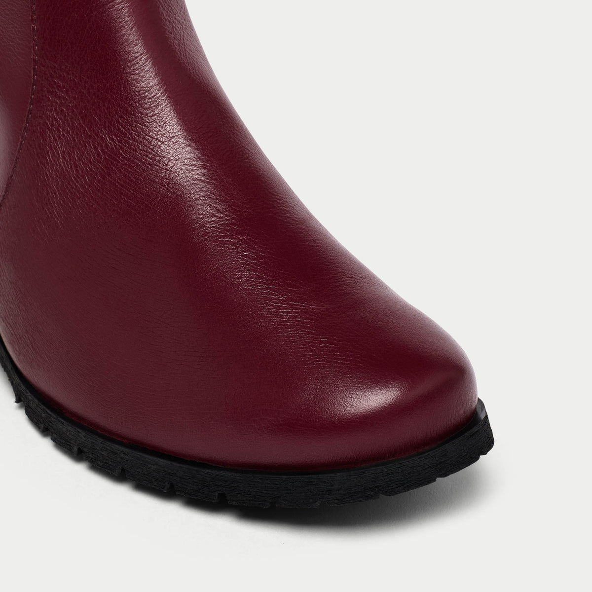 Bella - Cherry Leather Boots (image 3)
