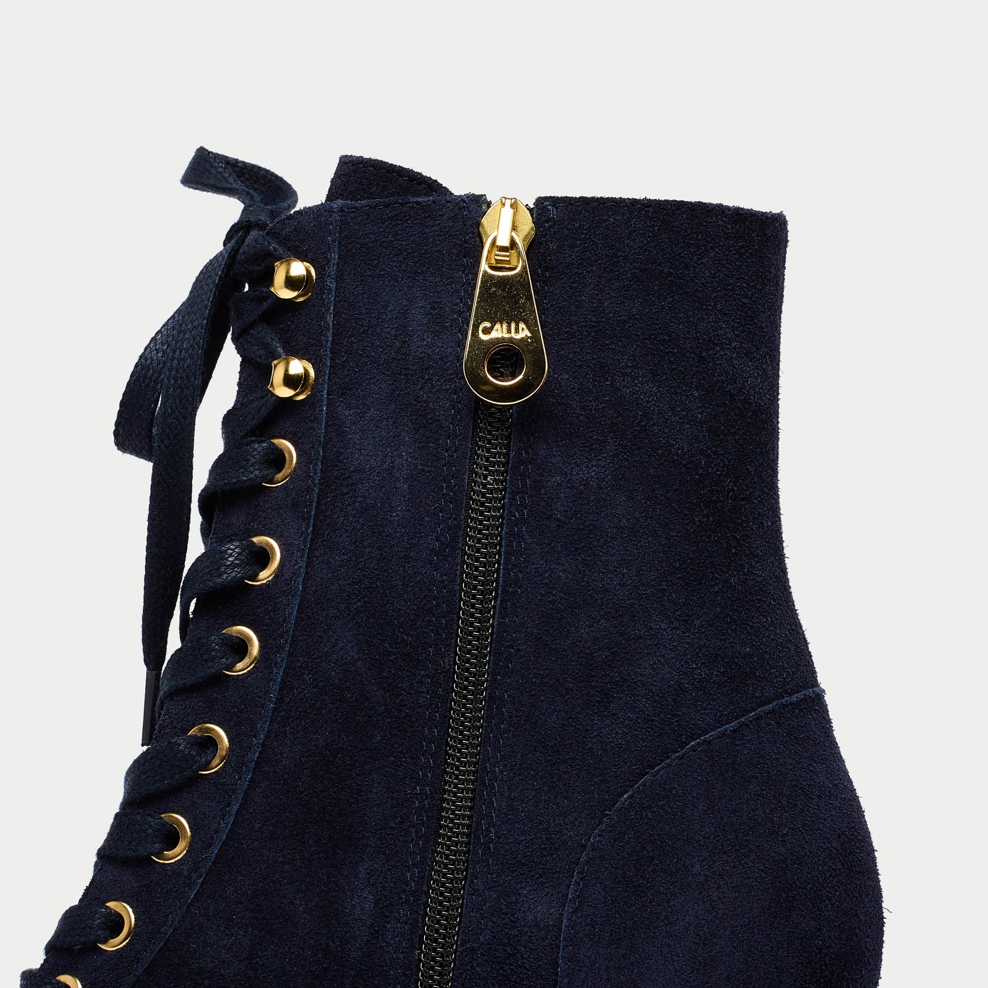 Cleo - Navy Suede