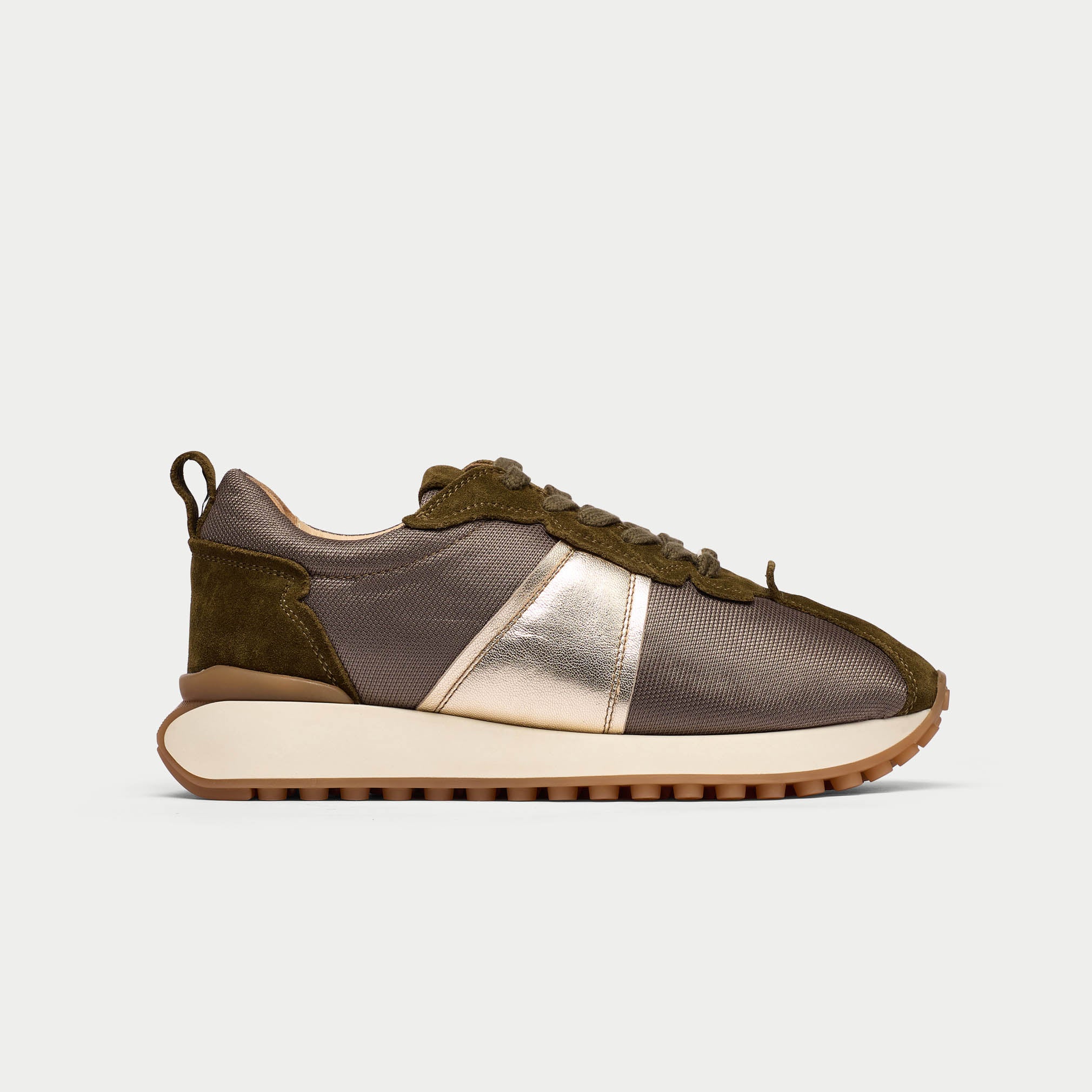 Khaki trainers on sale