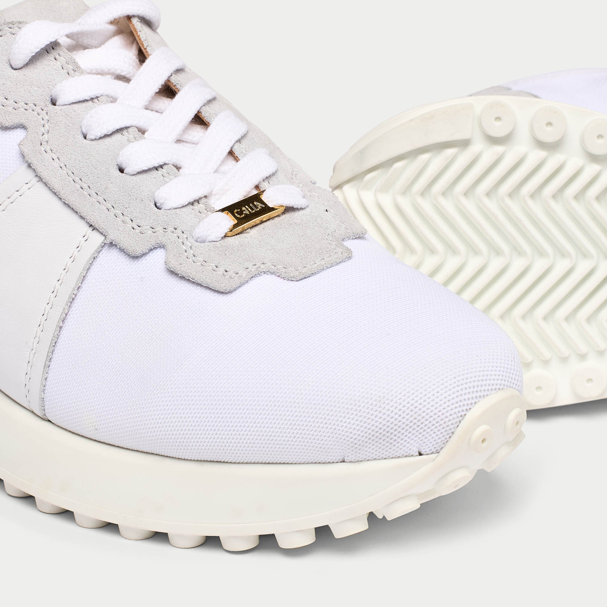 Comfortable white trainers online