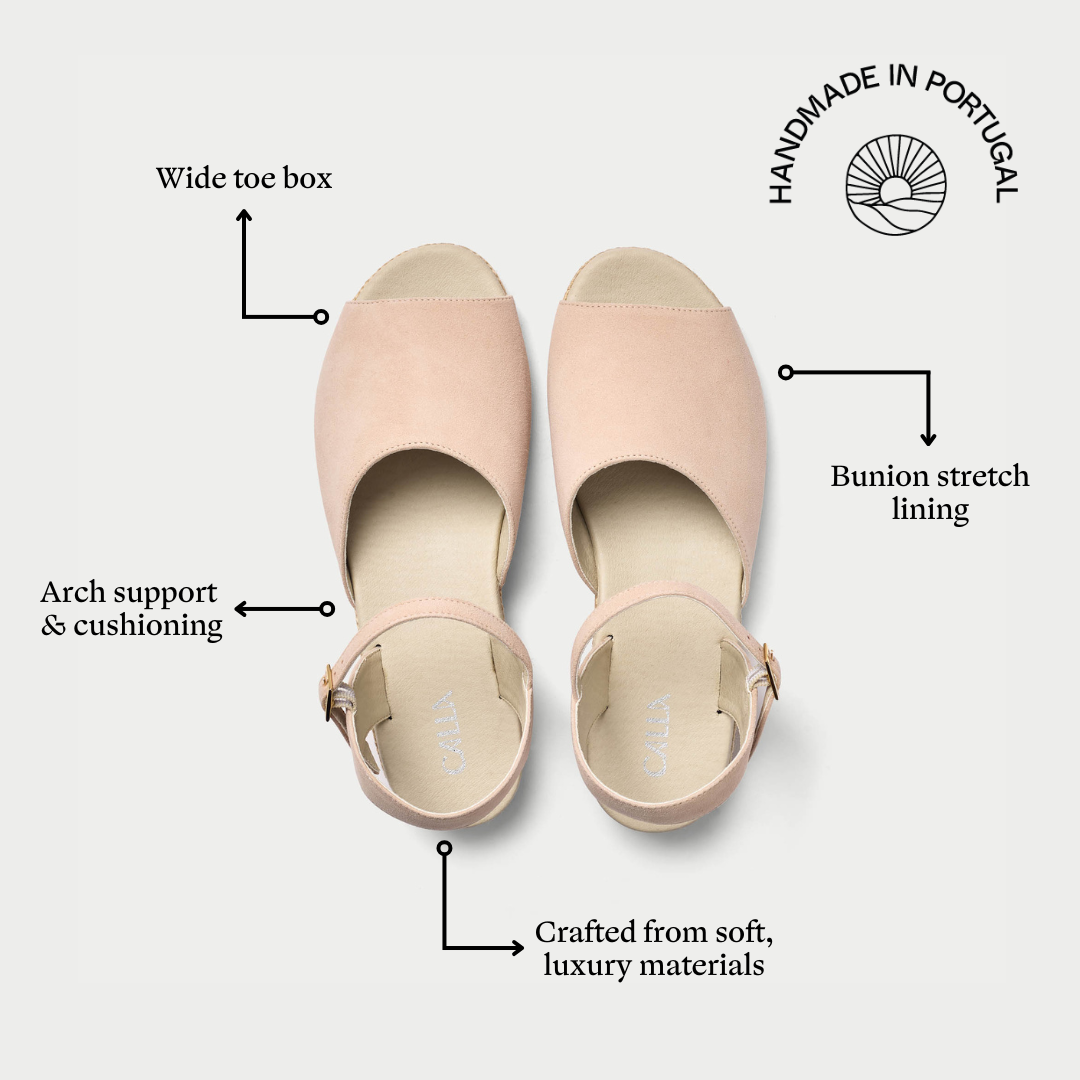 Francesca - Blush Suede Espadrilles (image 6)