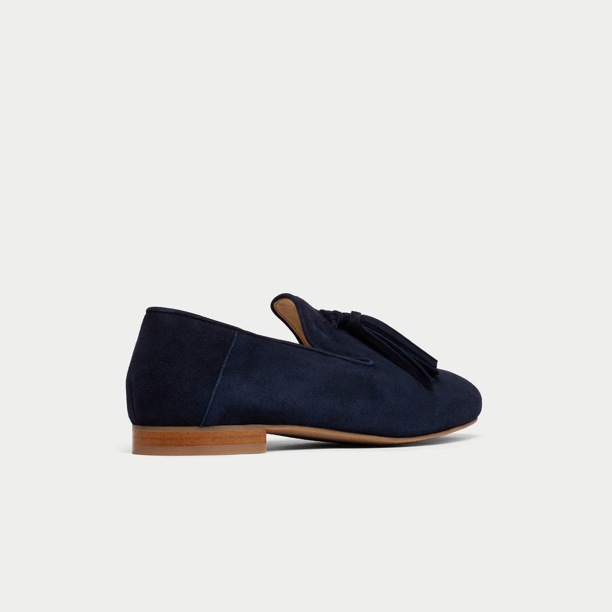 Freya - Deep Navy Suede Loafers (image 7)