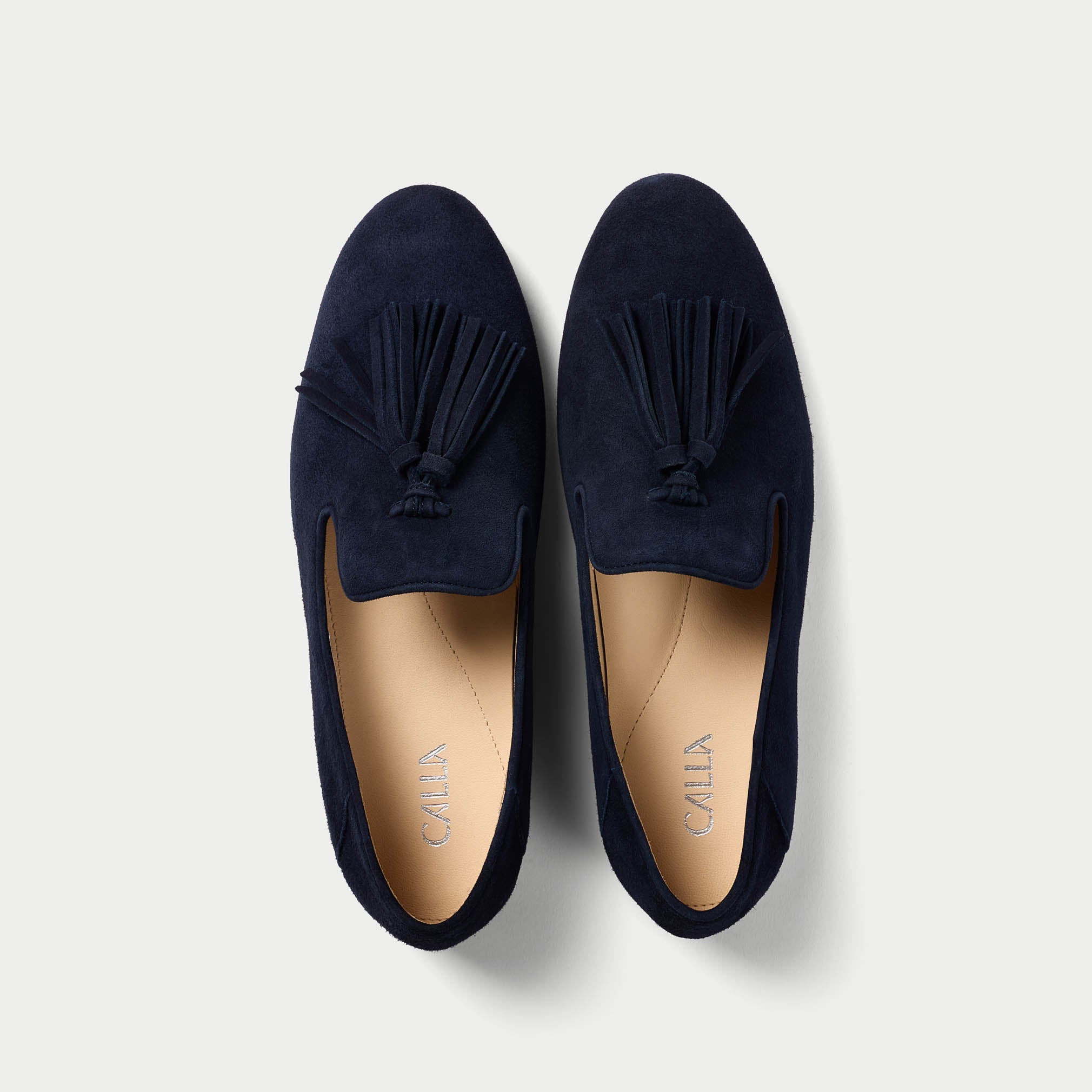 Freya - Deep Navy Suede