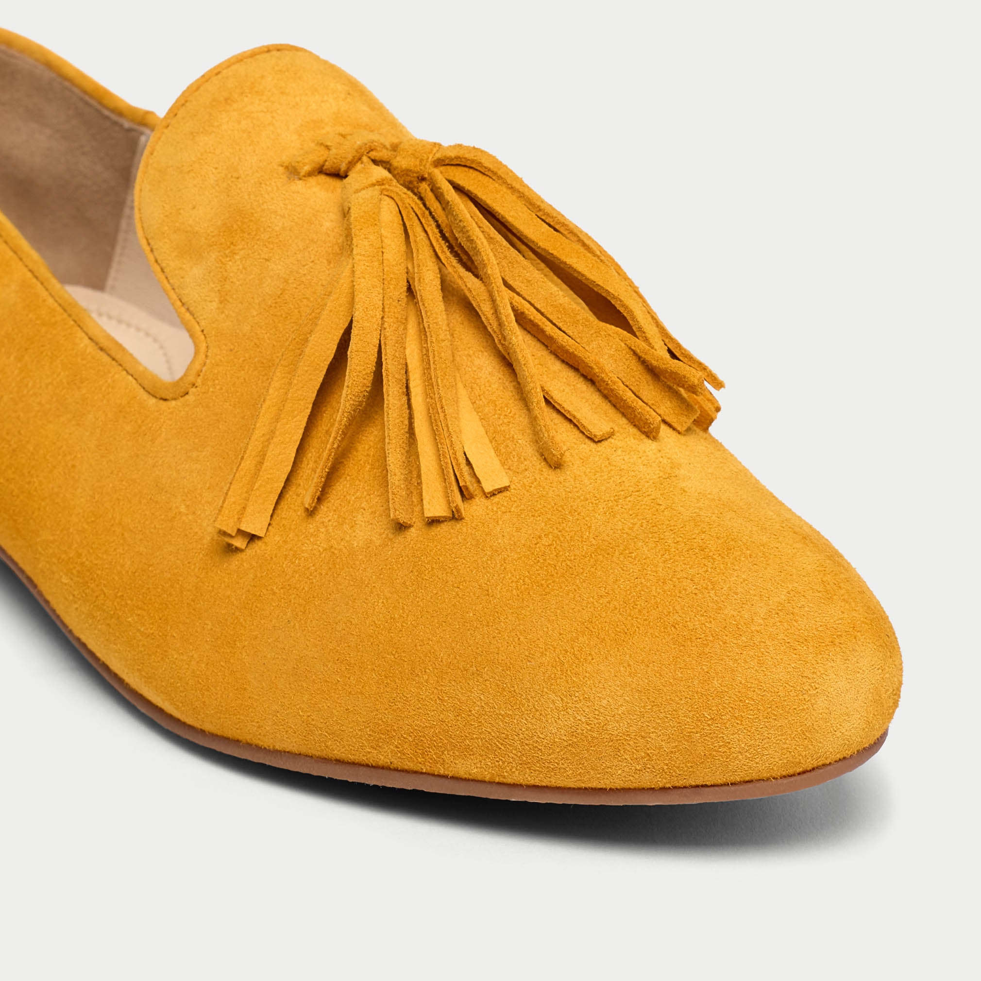 Freya - Mustard suede