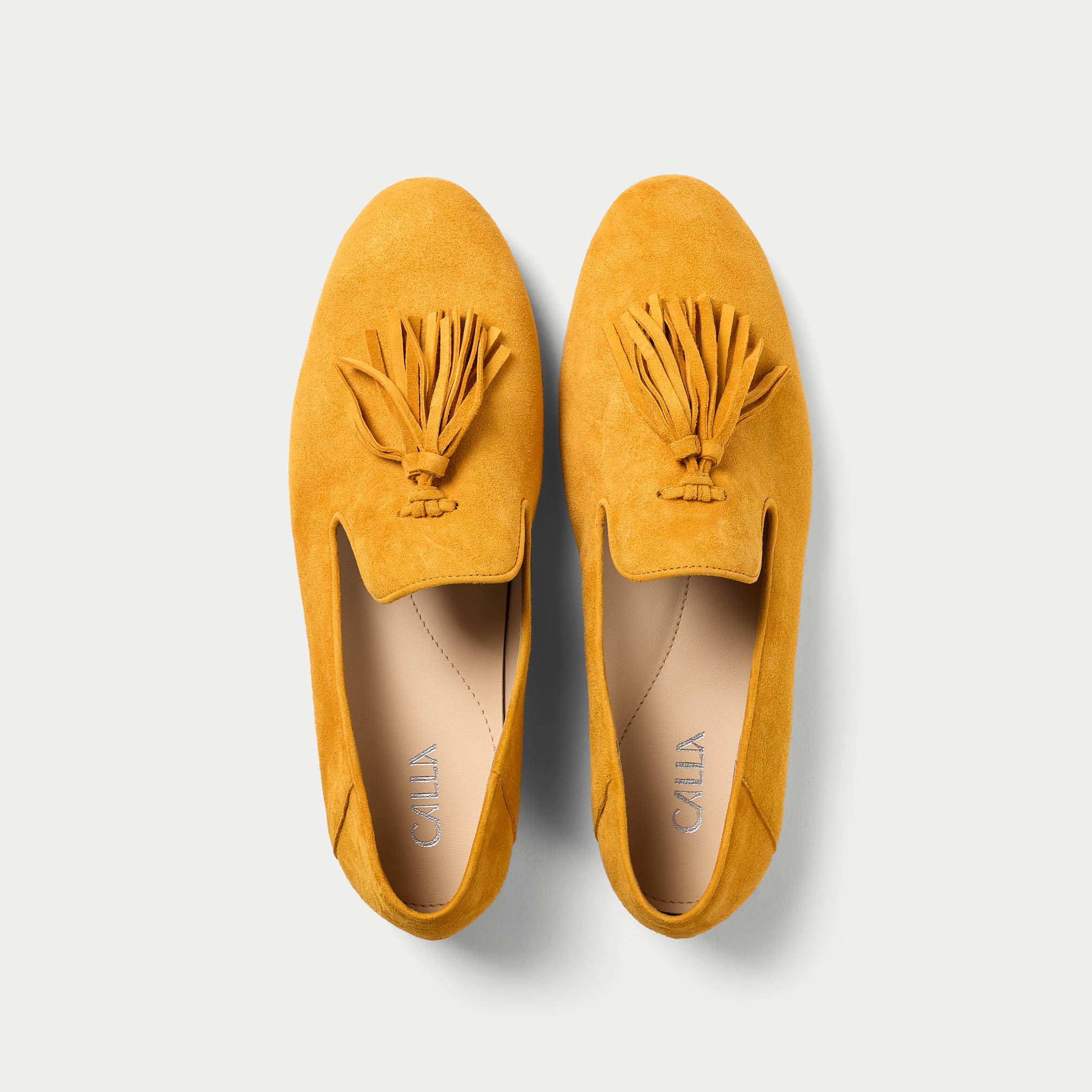 Freya - Mustard suede