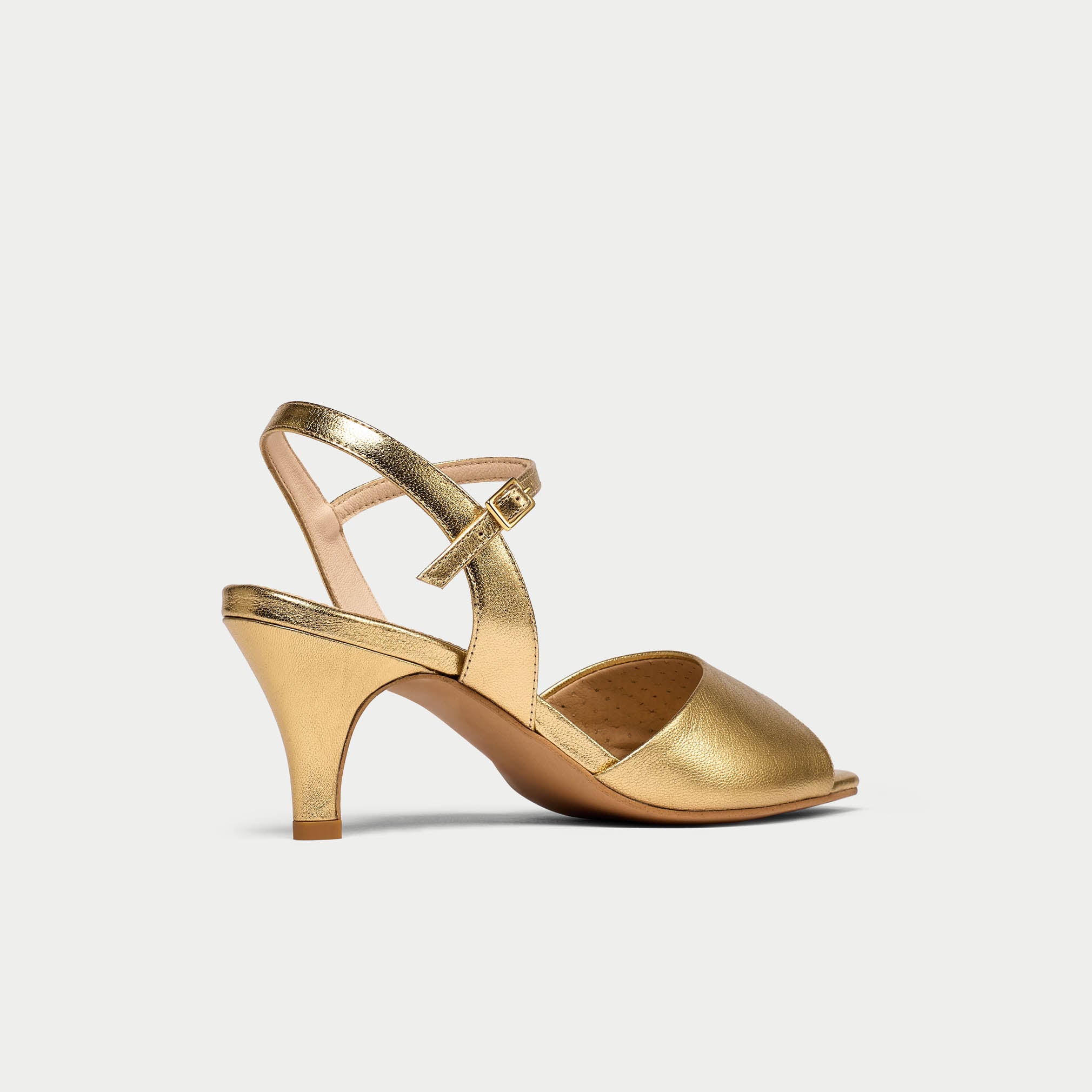 Glenda - Gold Leather