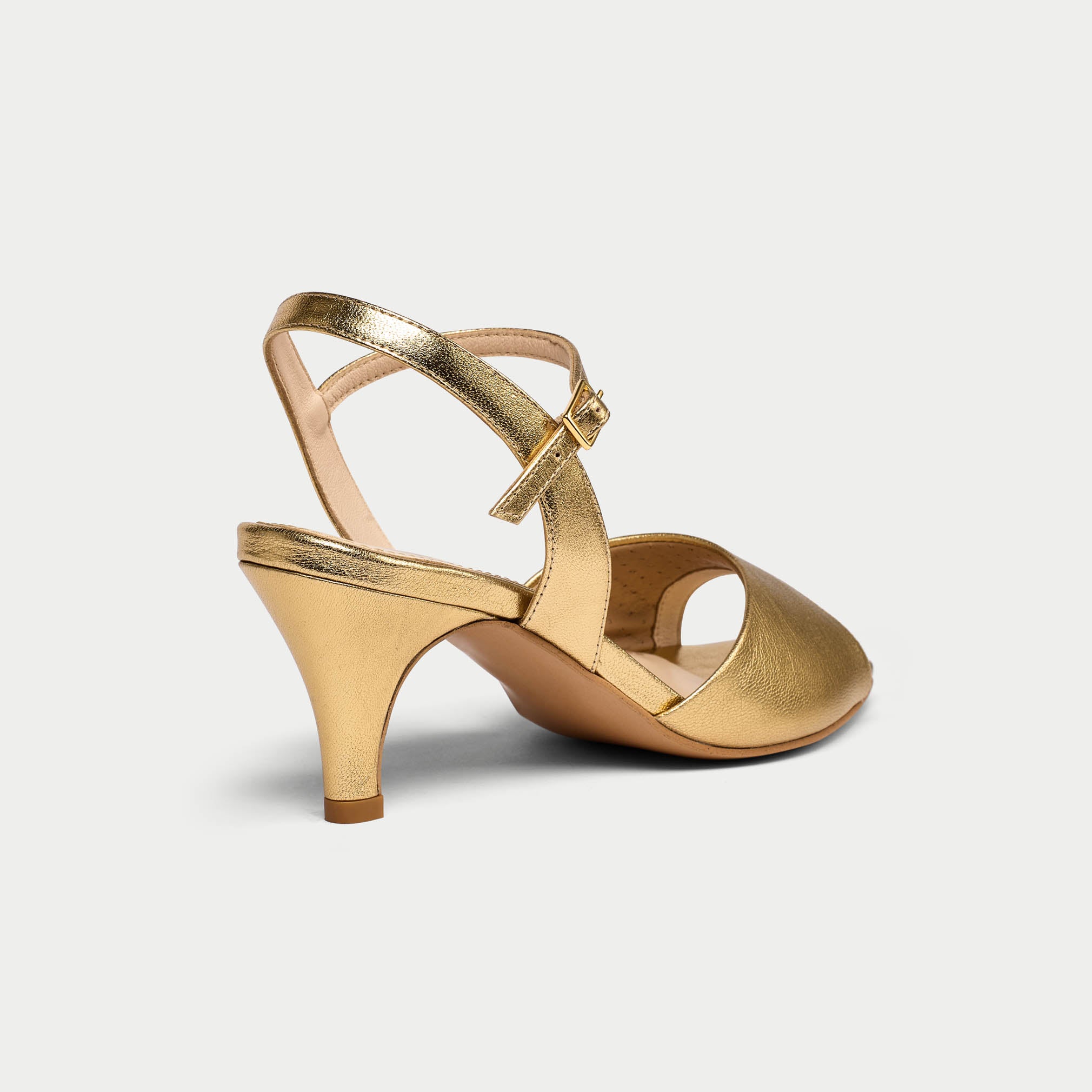 Glenda - Gold Leather