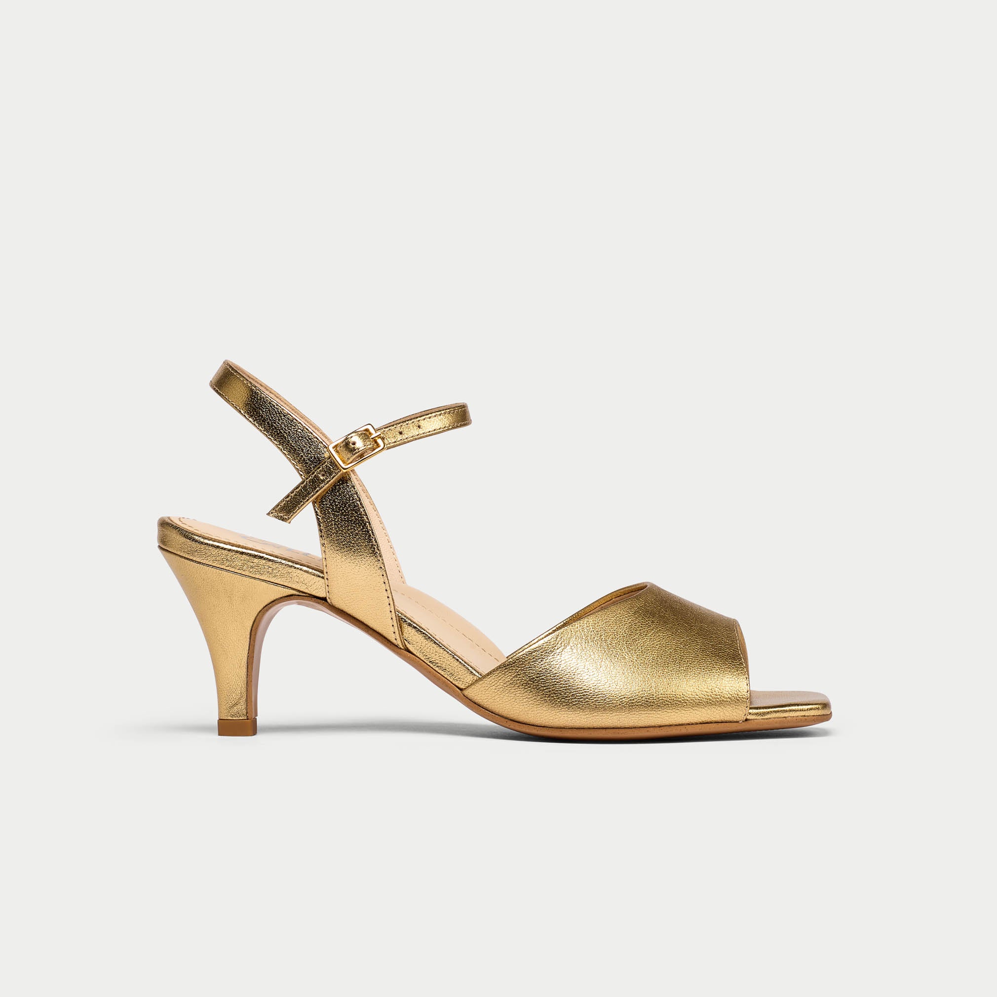 Glenda - Gold Leather