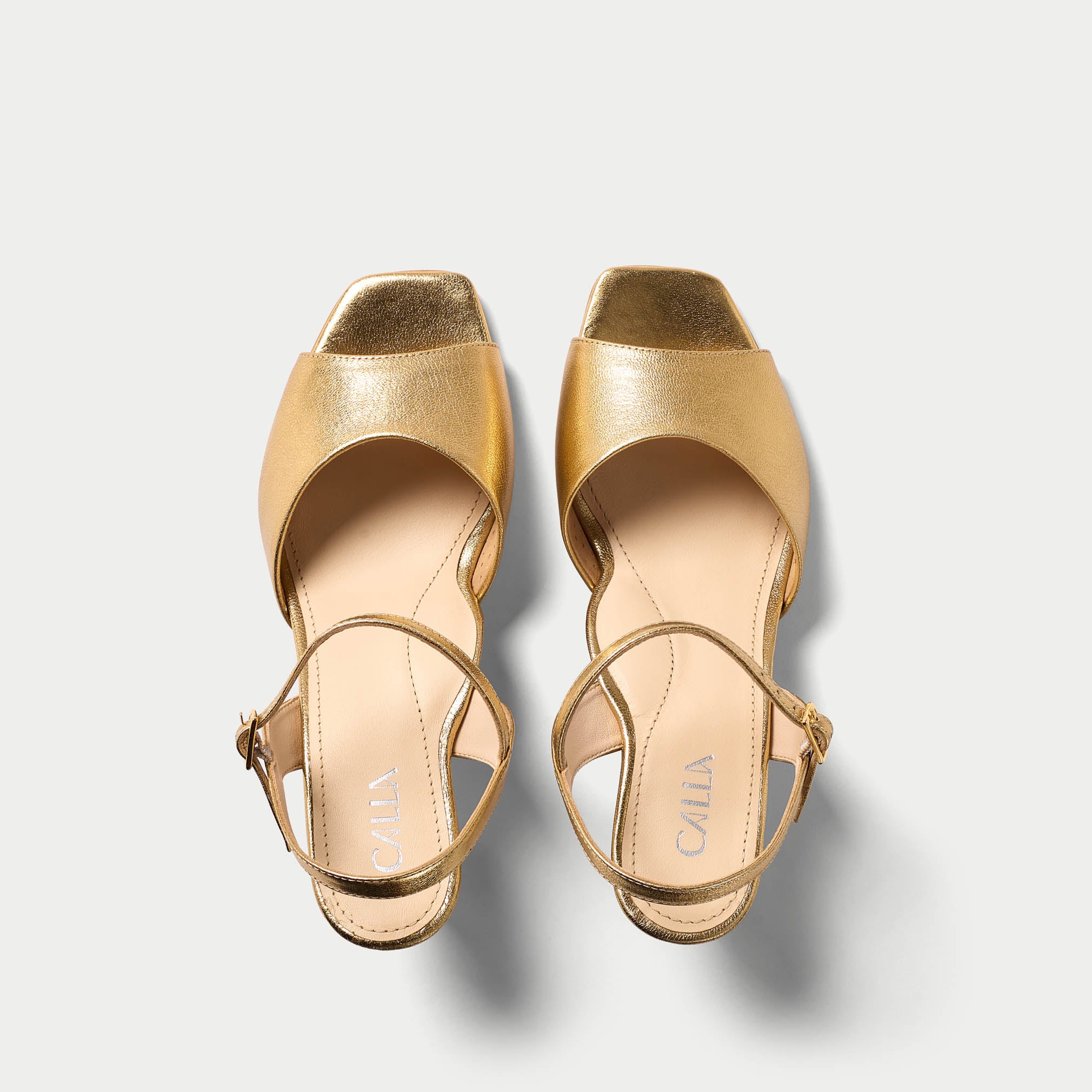 Glenda - Gold Leather