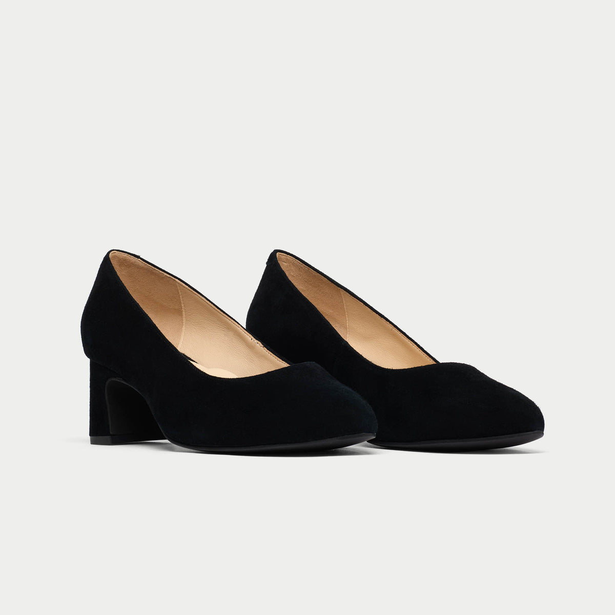 Hallie - Black Suede Pumps (image 2)