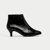 Hazel - Black Shine Leather Boots