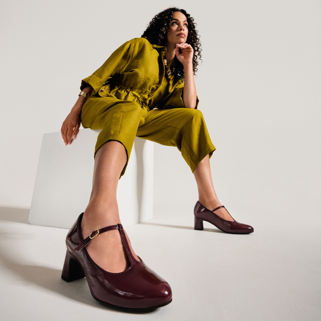 Lorette - Cherry Patent Leather Pumps