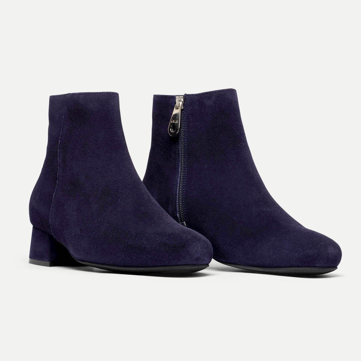 Lexie - Navy Suede Boots (image 2)