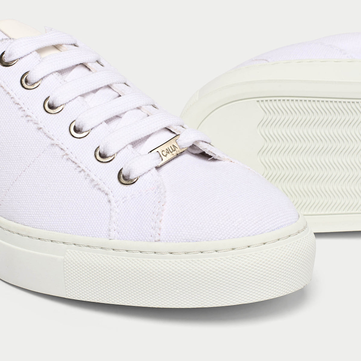 Luna Vegan - White Wide Ft Sneakers (image 6)